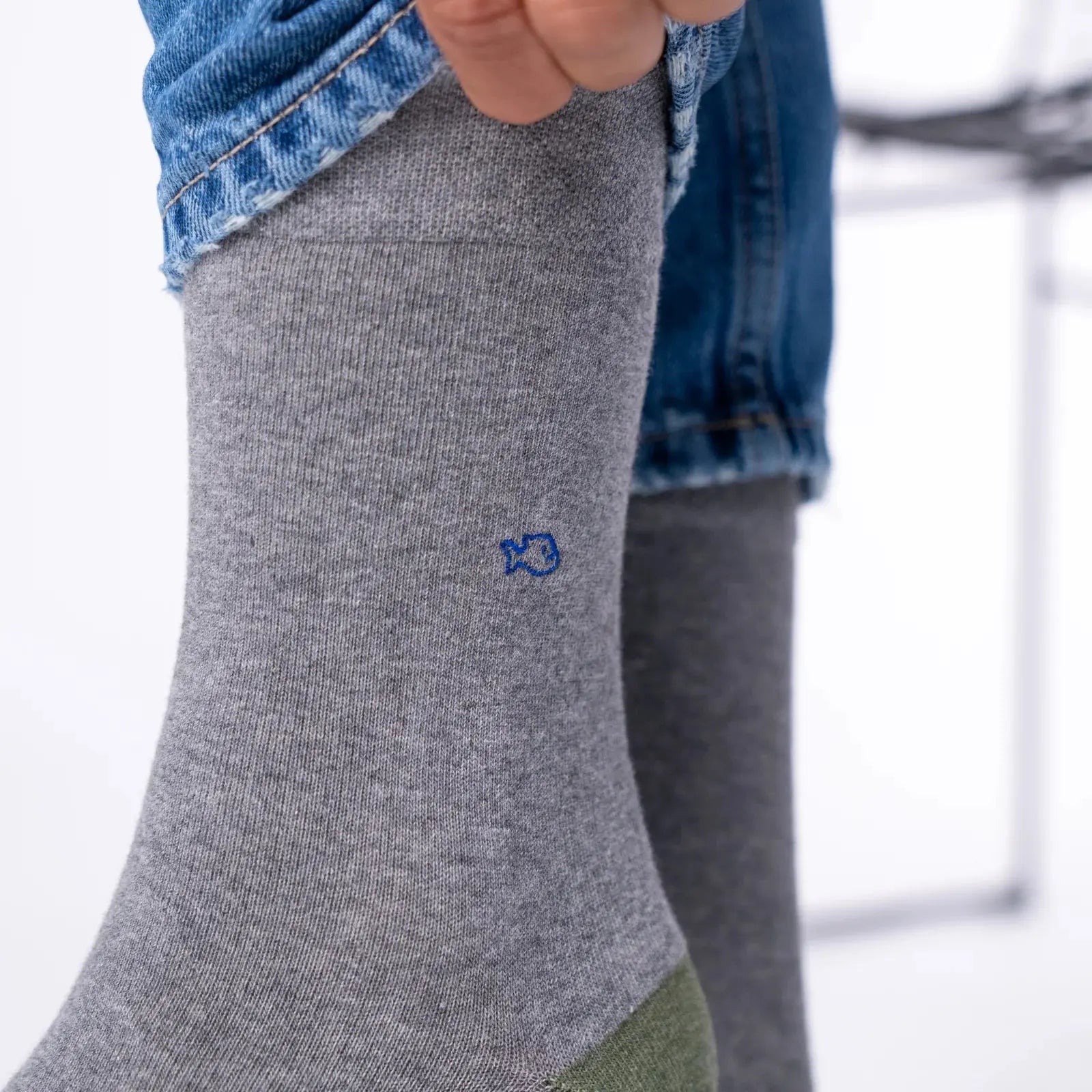 BILLYBELT -  CHAUSSETTES UNIES - GRIS -  Klubb