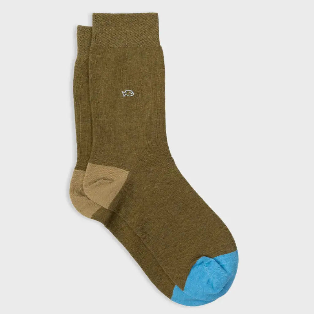 BILLYBELT -  CHAUSSETTES UNIES - OLIVE -  Klubb