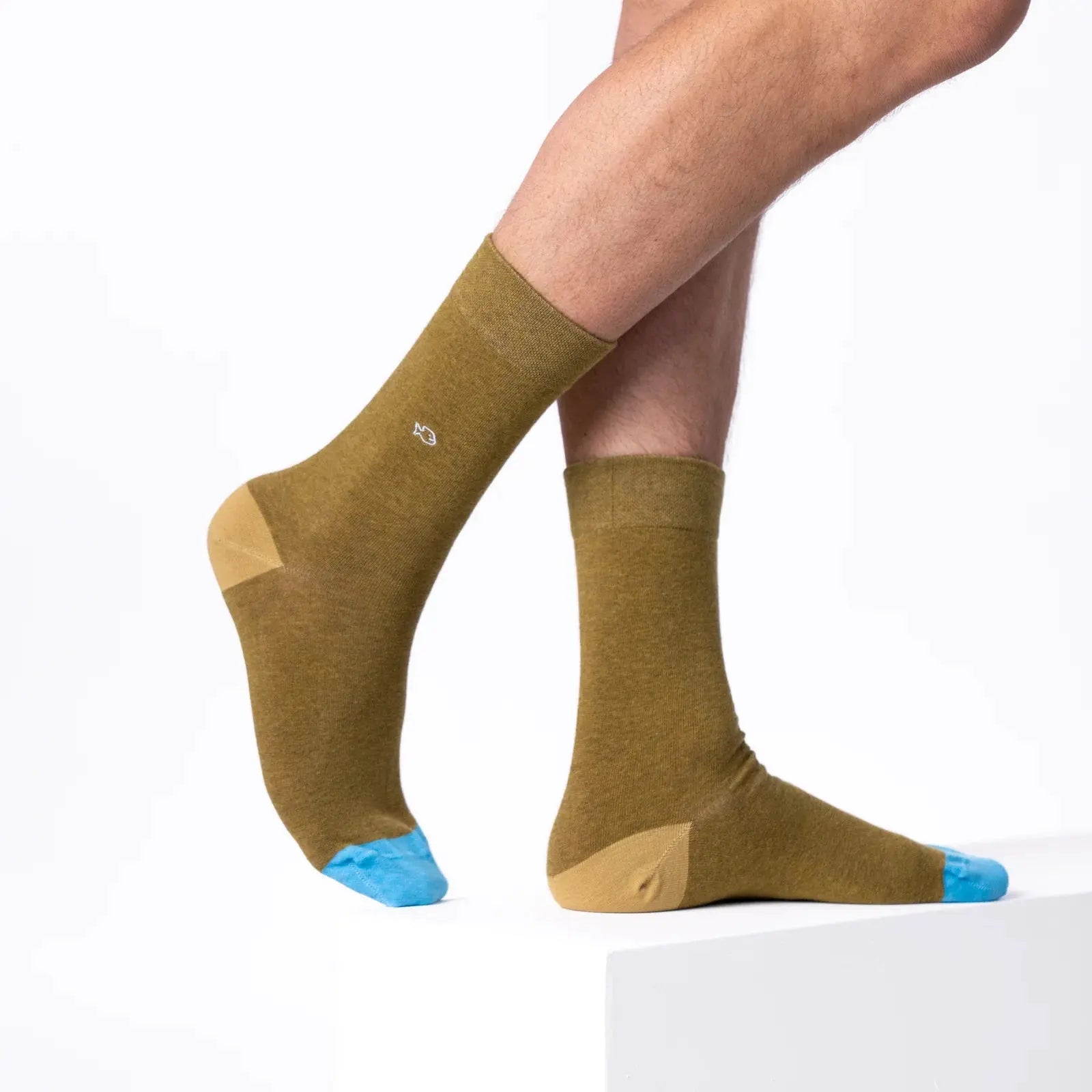 BILLYBELT -  CHAUSSETTES UNIES - OLIVE -  Klubb