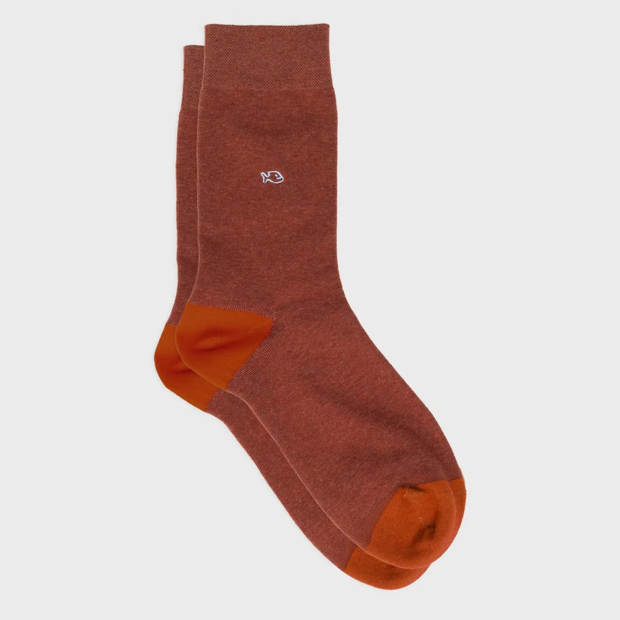 CHAUSSETTES UNIES - ROUGE CHINÉ