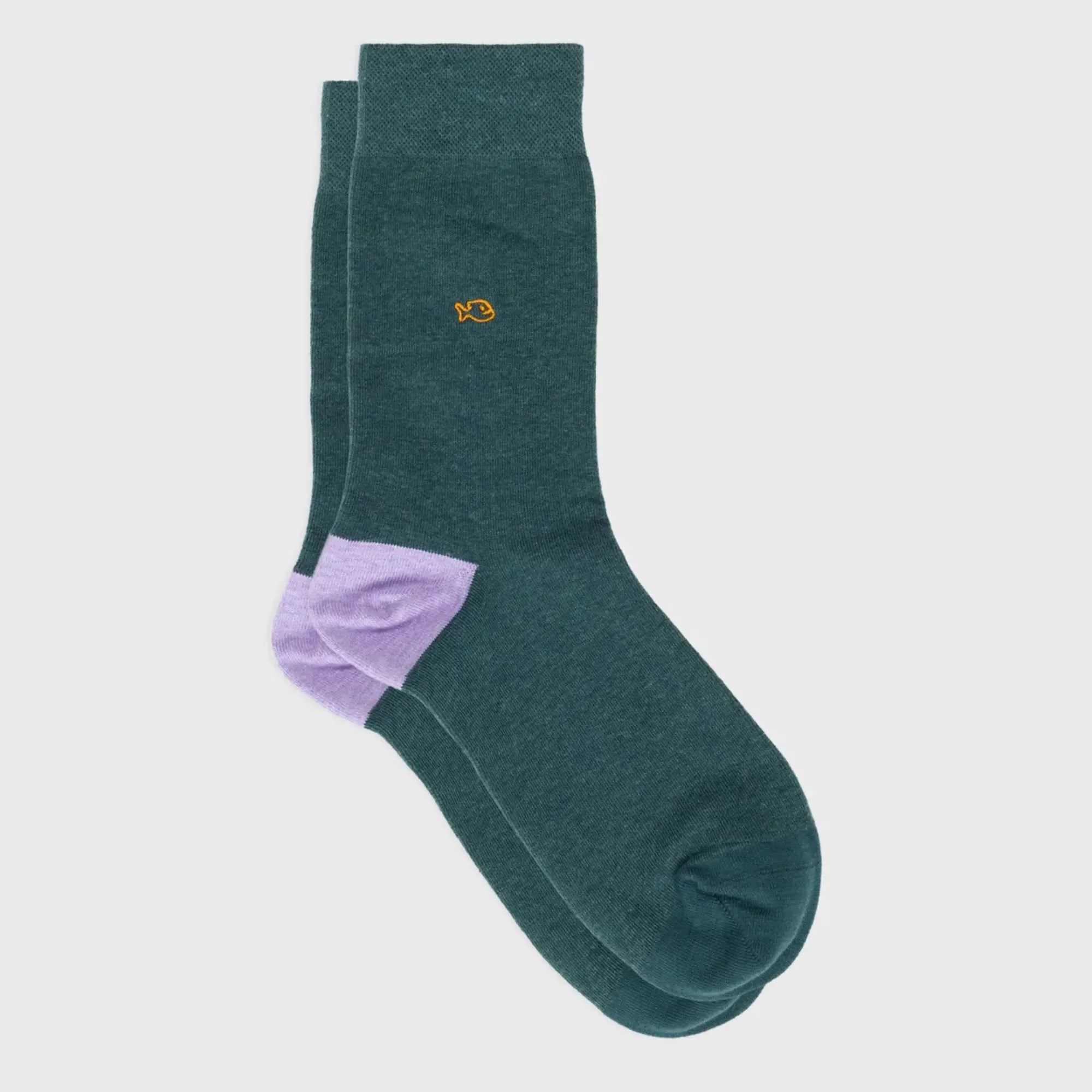 CHAUSSETTES UNIES - VERT CHINÉ