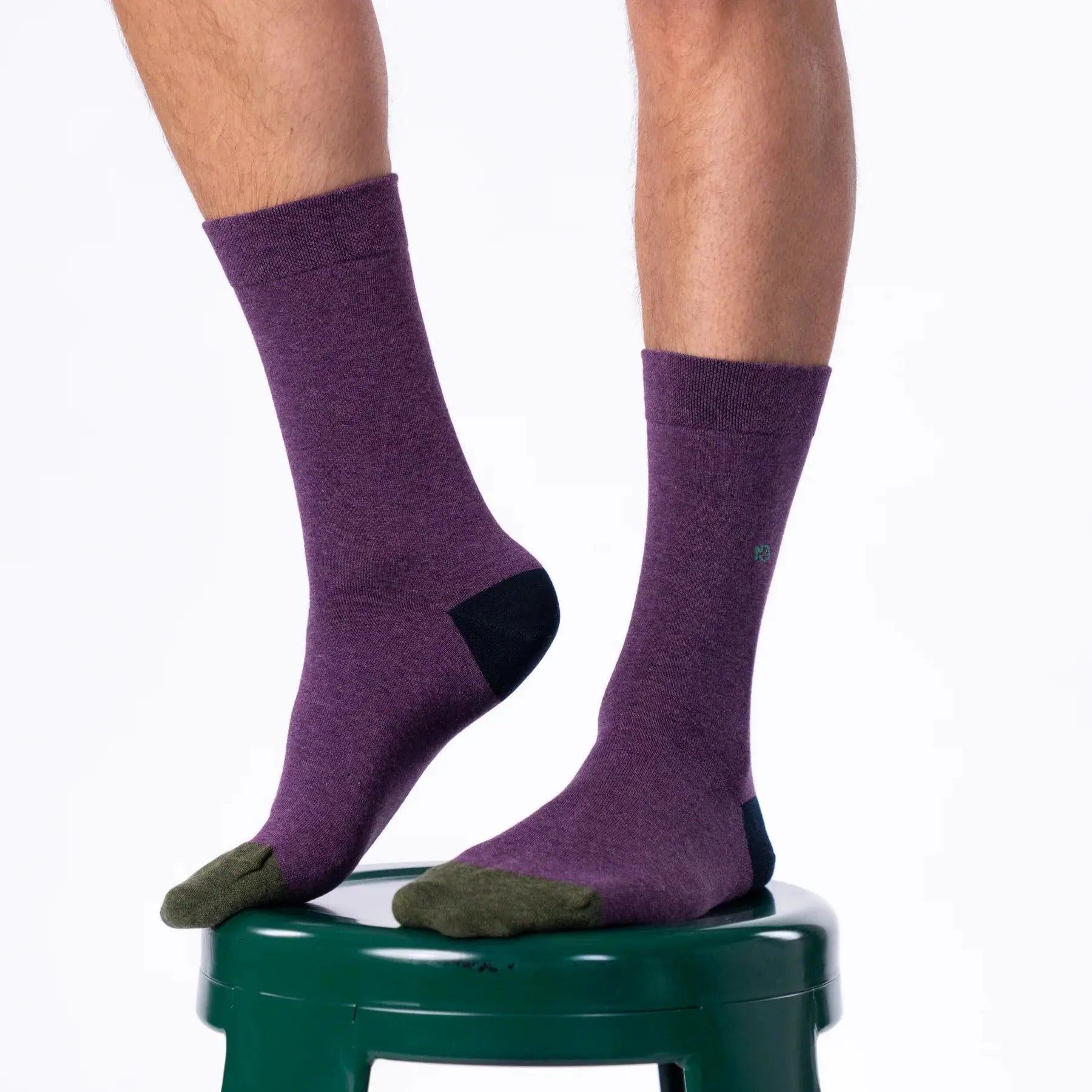 Chaussettes Unies - Violet - Billybelt - détail 2