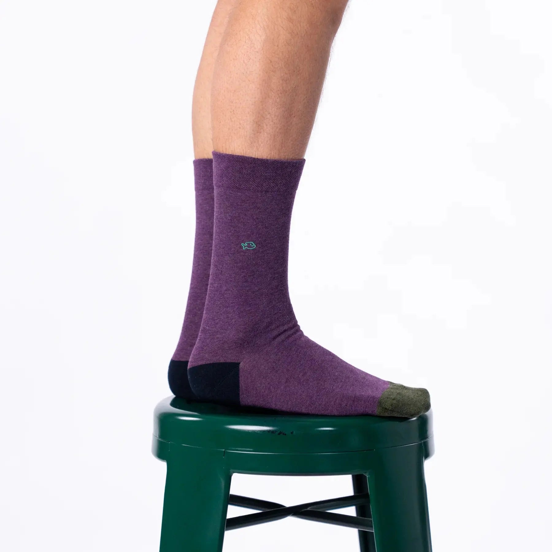 Chaussettes Unies - Violet - Billybelt - détail 4