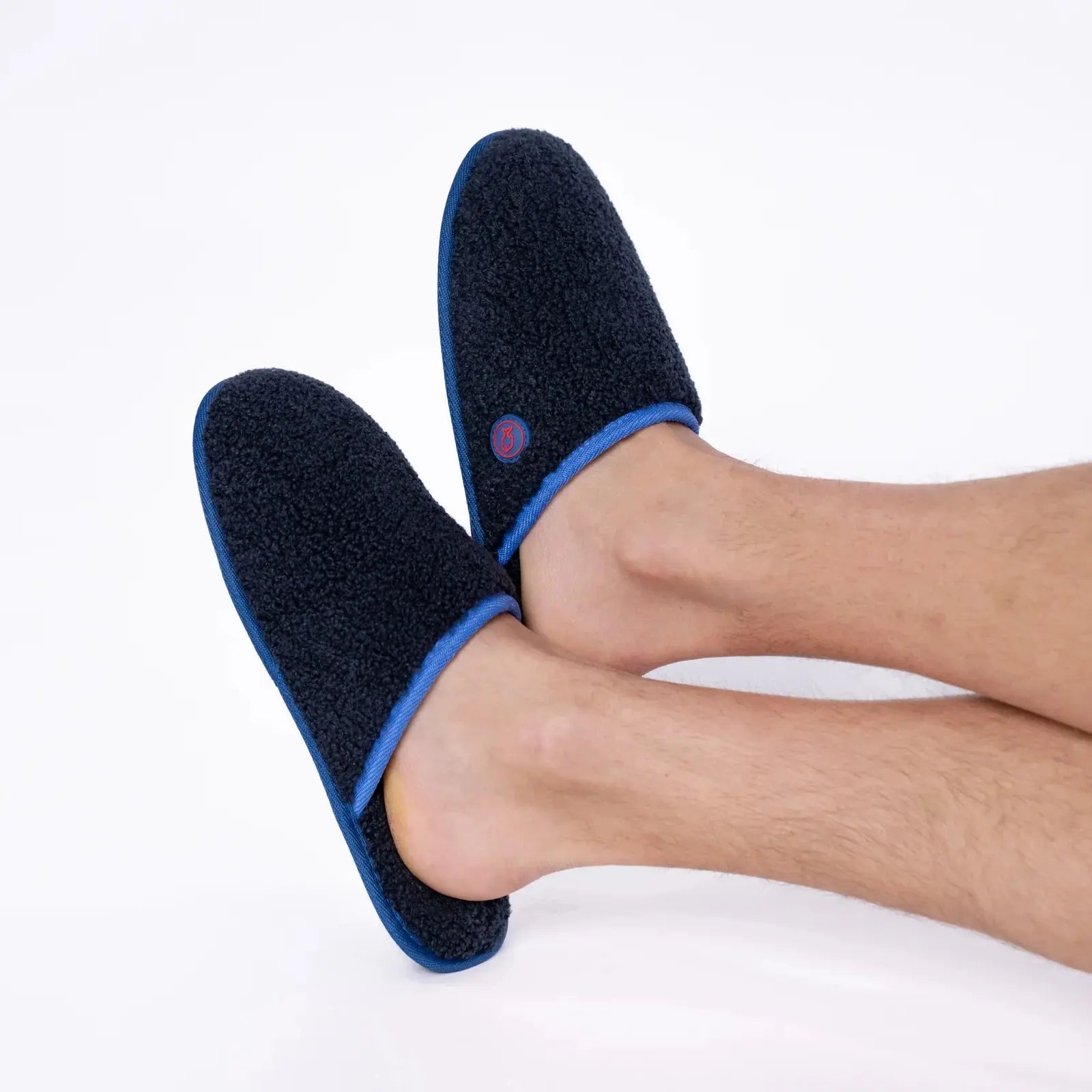 BILLYBELT -  CHAUSSONS SHERPA - MARINE -  Klubb