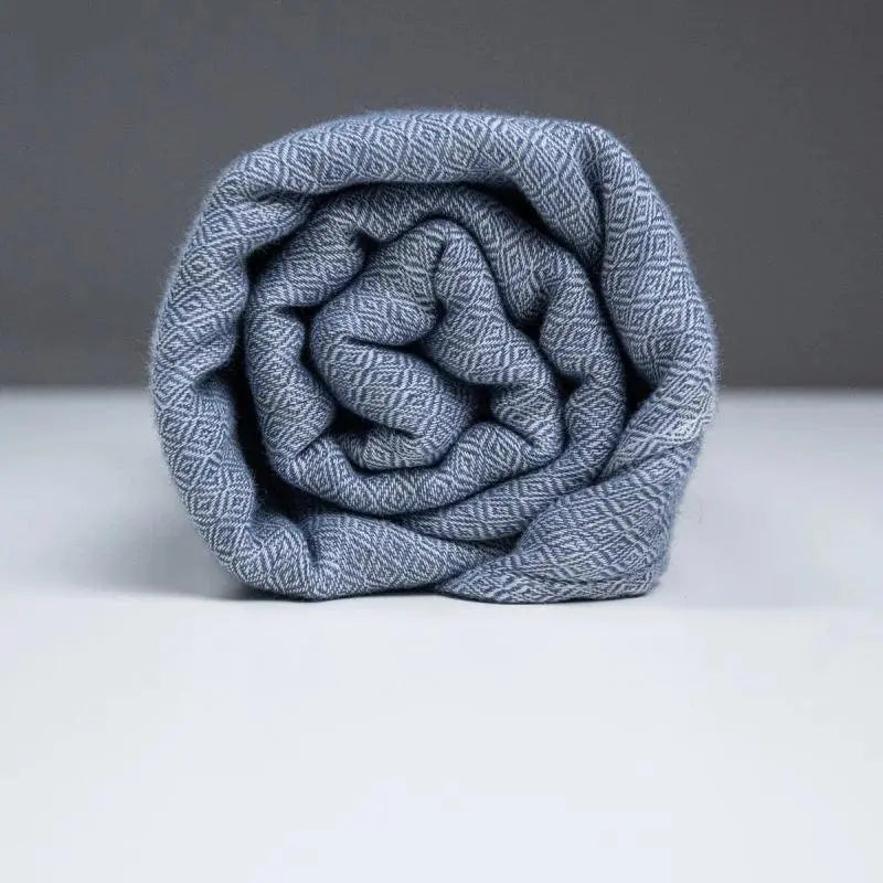 FOULARD JACQUARD BLEU