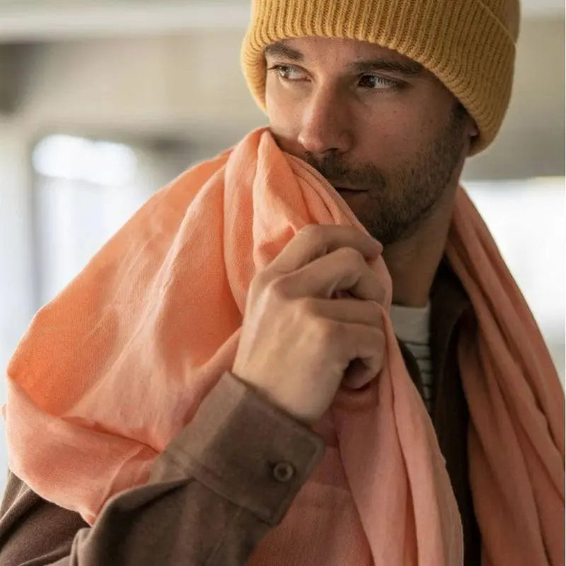 FOULARD JACQUARD ORANGE