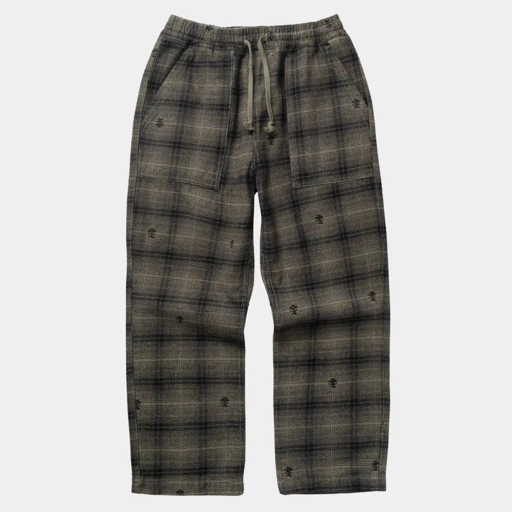 SERVICE WORKS -  CHEF PANT FLANELLE CHARDON - VERT -  Klubb