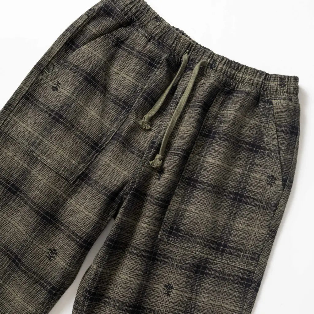 SERVICE WORKS -  CHEF PANT FLANELLE CHARDON - VERT -  Klubb