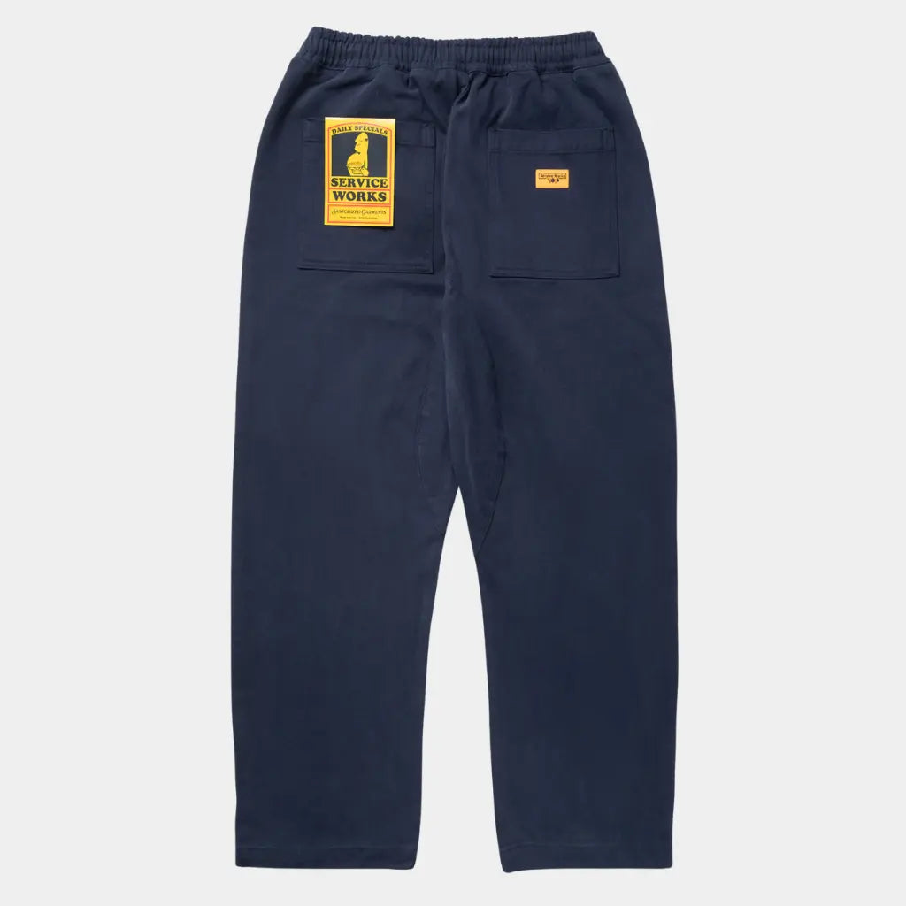 SERVICE WORKS -  CHEF PANT MOLESKIN - NAVY -  Klubb