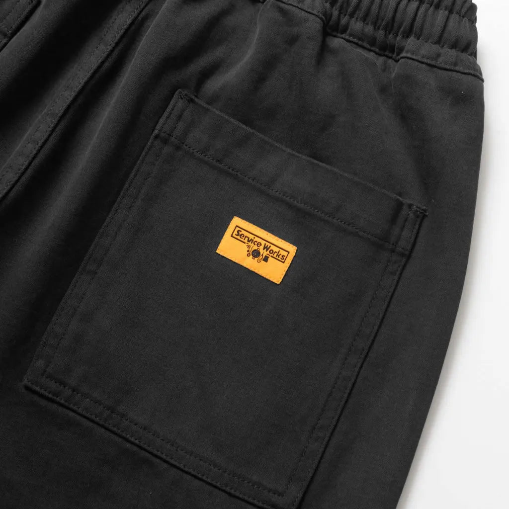 SERVICE WORKS -  CHEF PANT MOLESKIN - NOIR -  Klubb