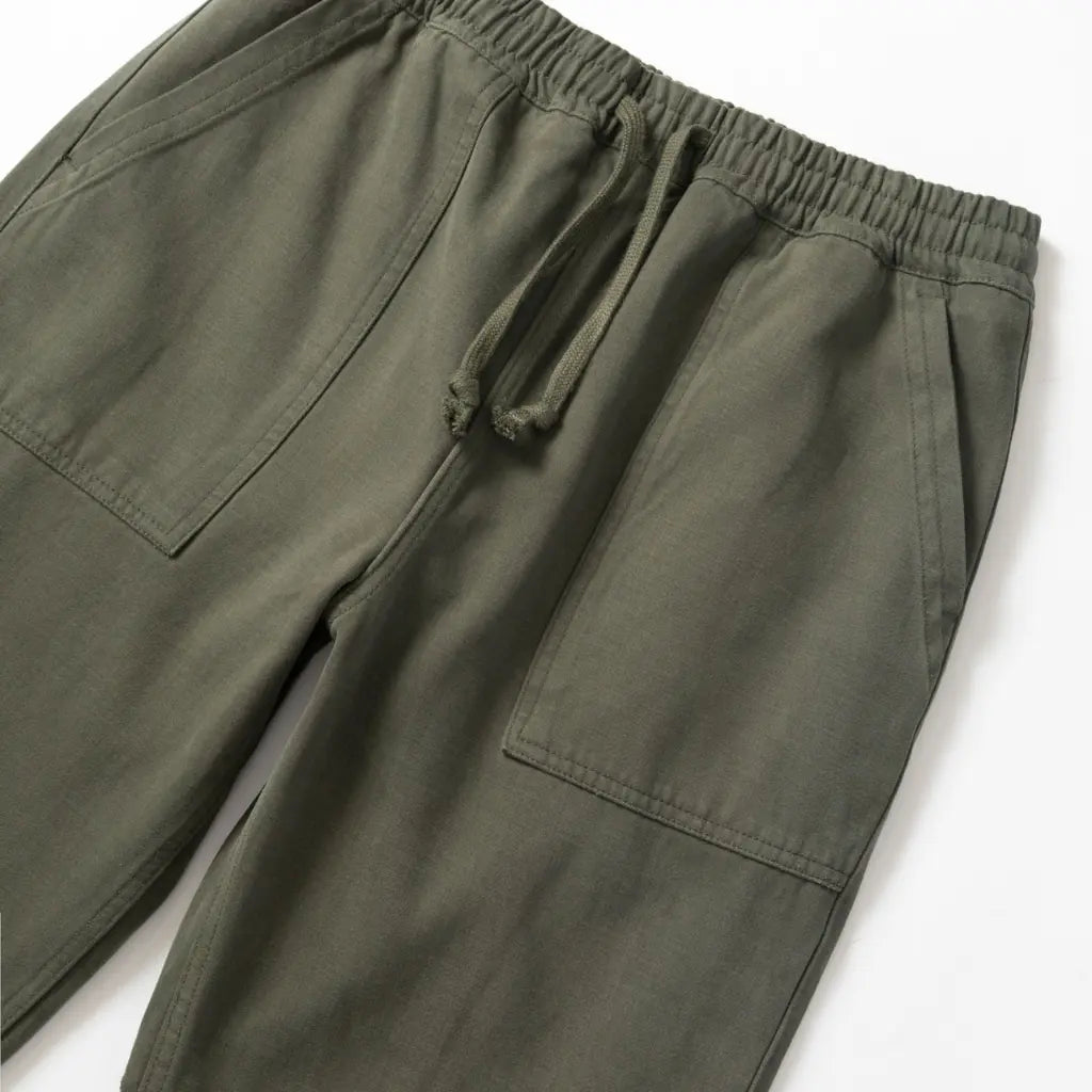 SERVICE WORKS -  CHEF PANT MOLESKIN - VERT -  Klubb