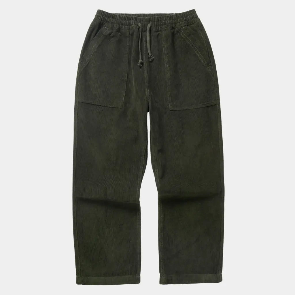 SERVICE WORKS -  CHEF PANT VELOURS - VERT -  Klubb