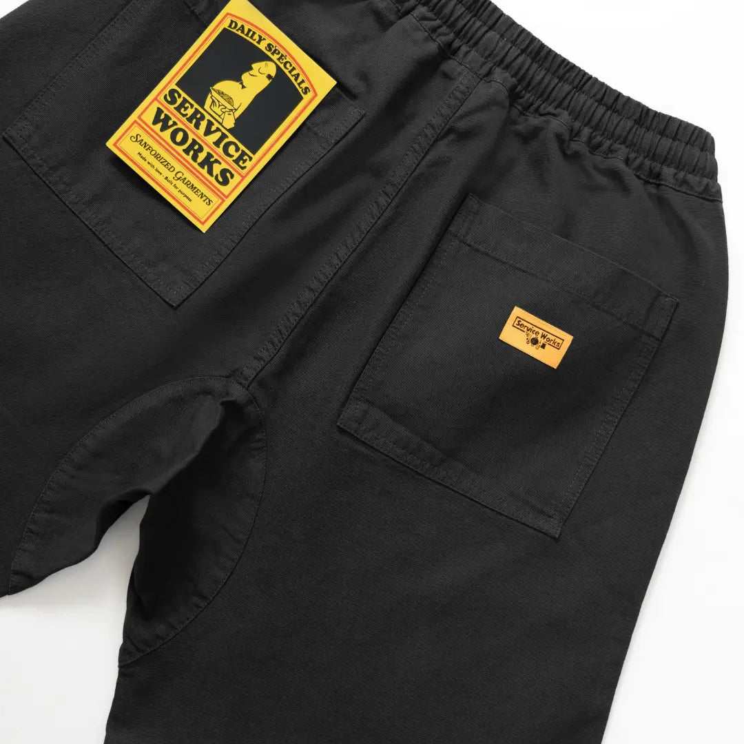 Chef Short - Black - Service Works - détail 5