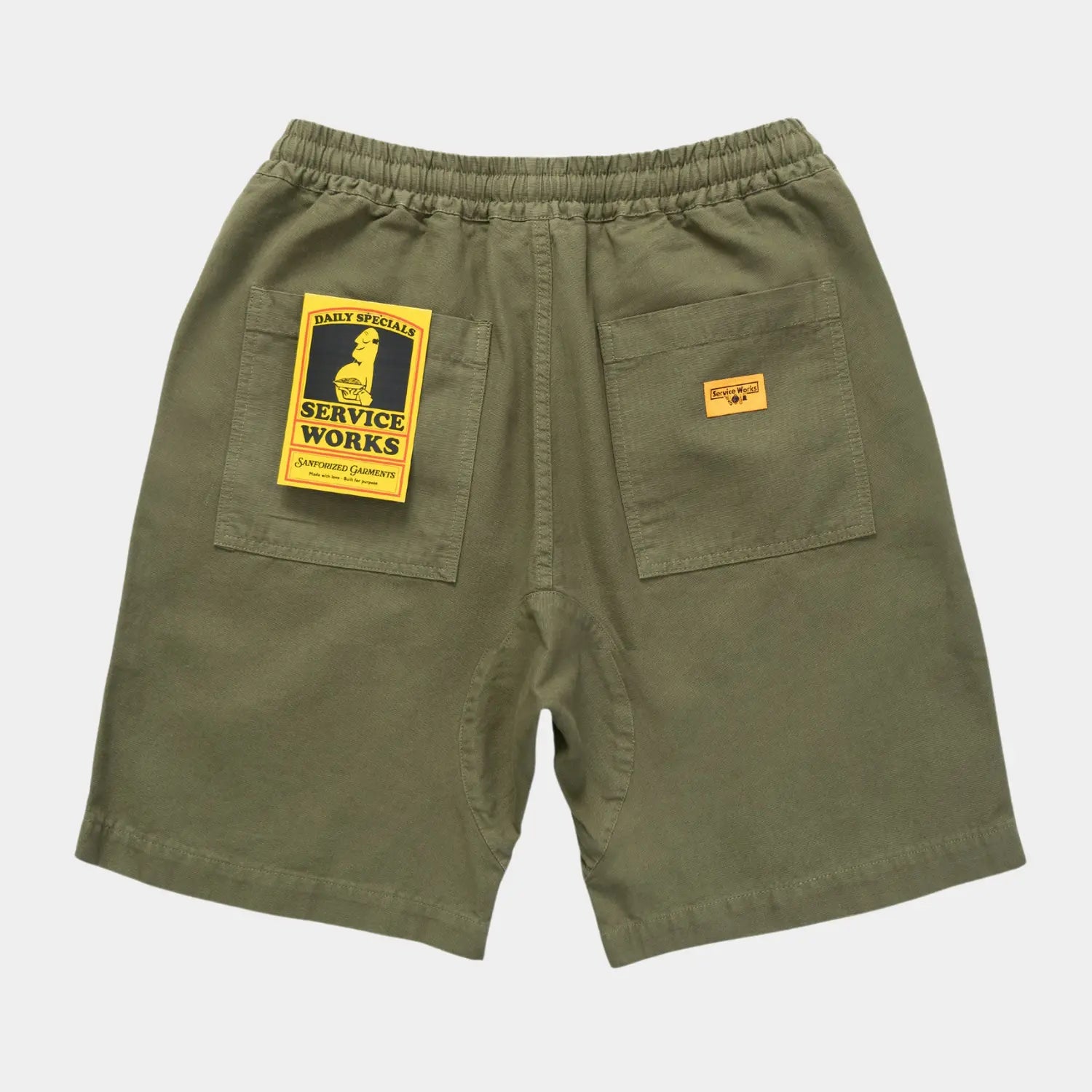 CHEF SHORT CANVAS - VERT SERVICE WORKS -  Klubb