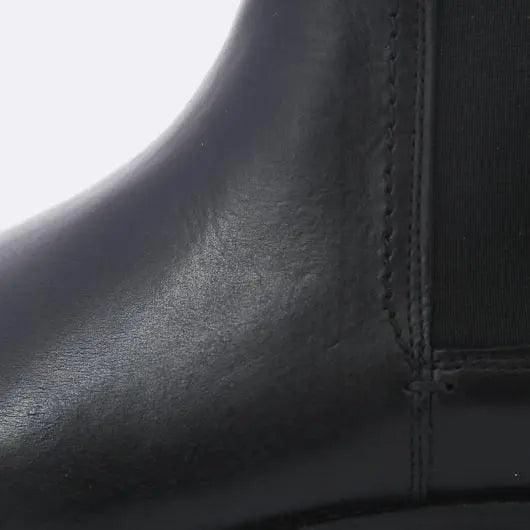 BOTINES CHELSEA DE PIEL NEGRO