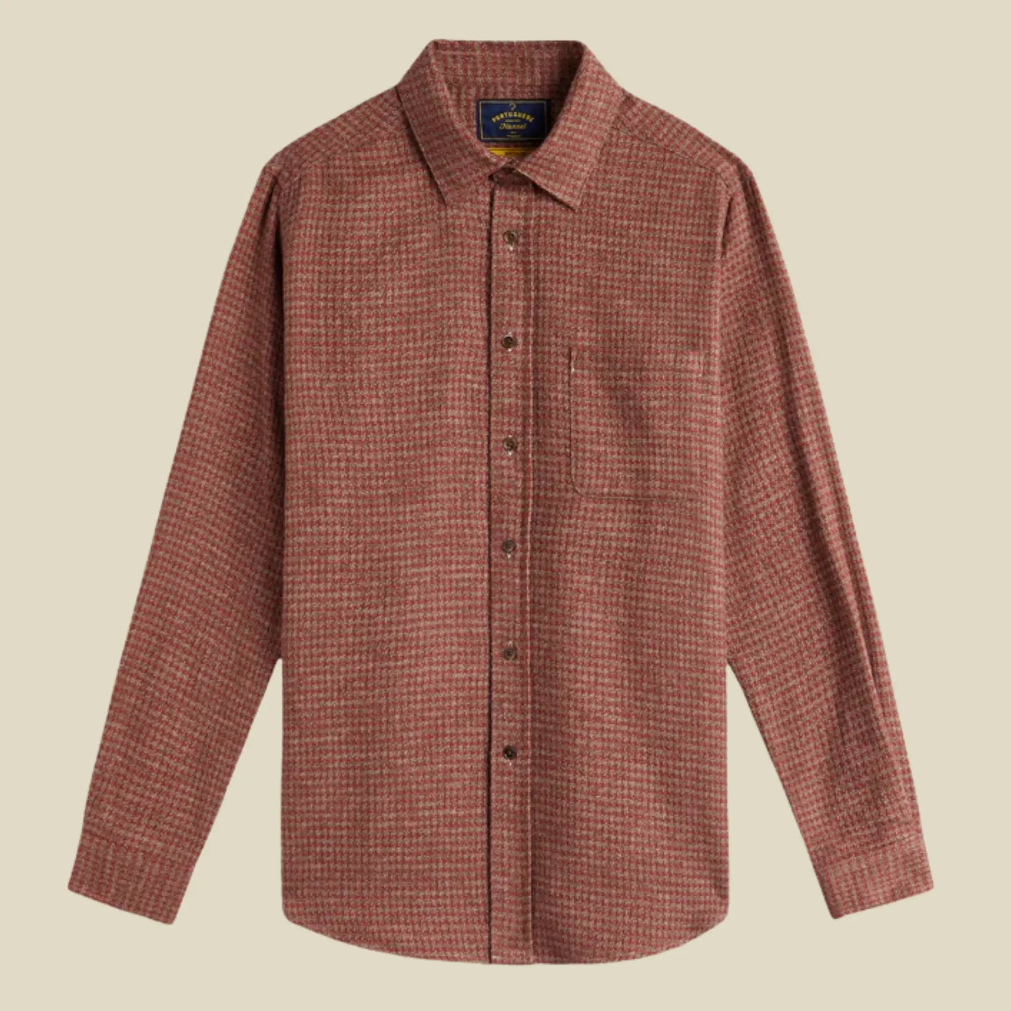 CHEMISE ABSTRACT PIED POULE CLAY