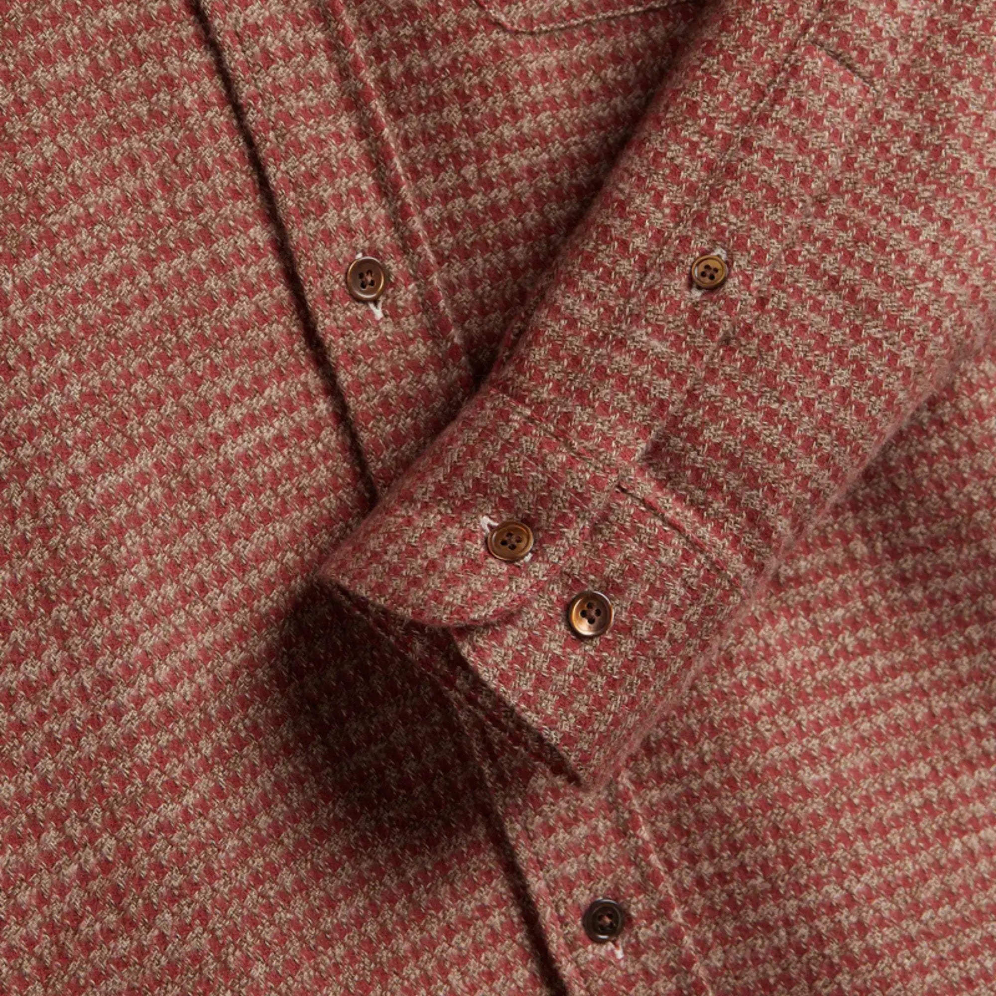 CHEMISE ABSTRACT PIED POULE CLAY