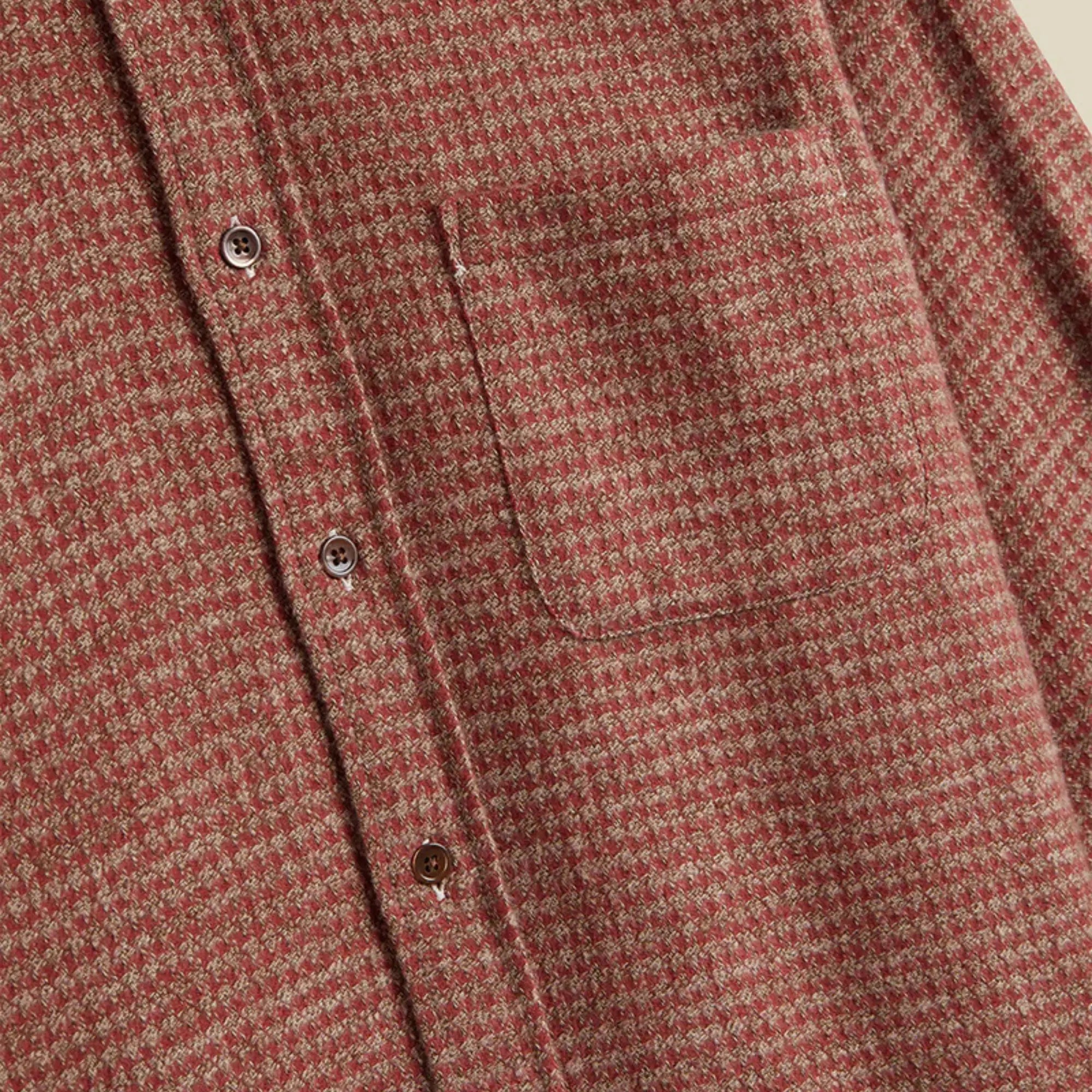 CHEMISE ABSTRACT PIED POULE CLAY