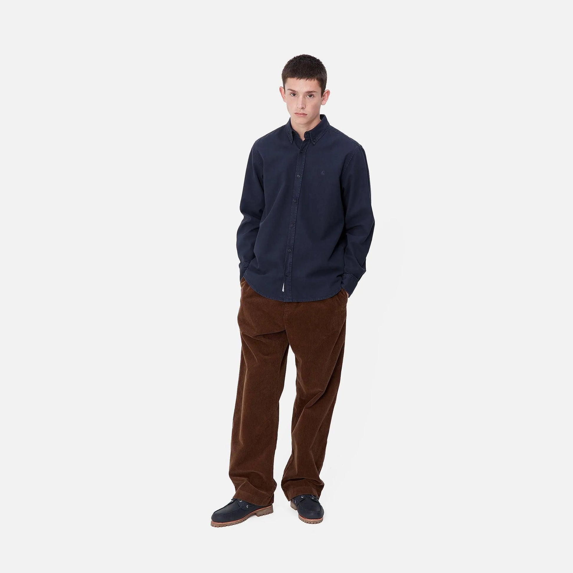 CHEMISE BOLTON - BLEU CARHARTT WIP -  Klubb
