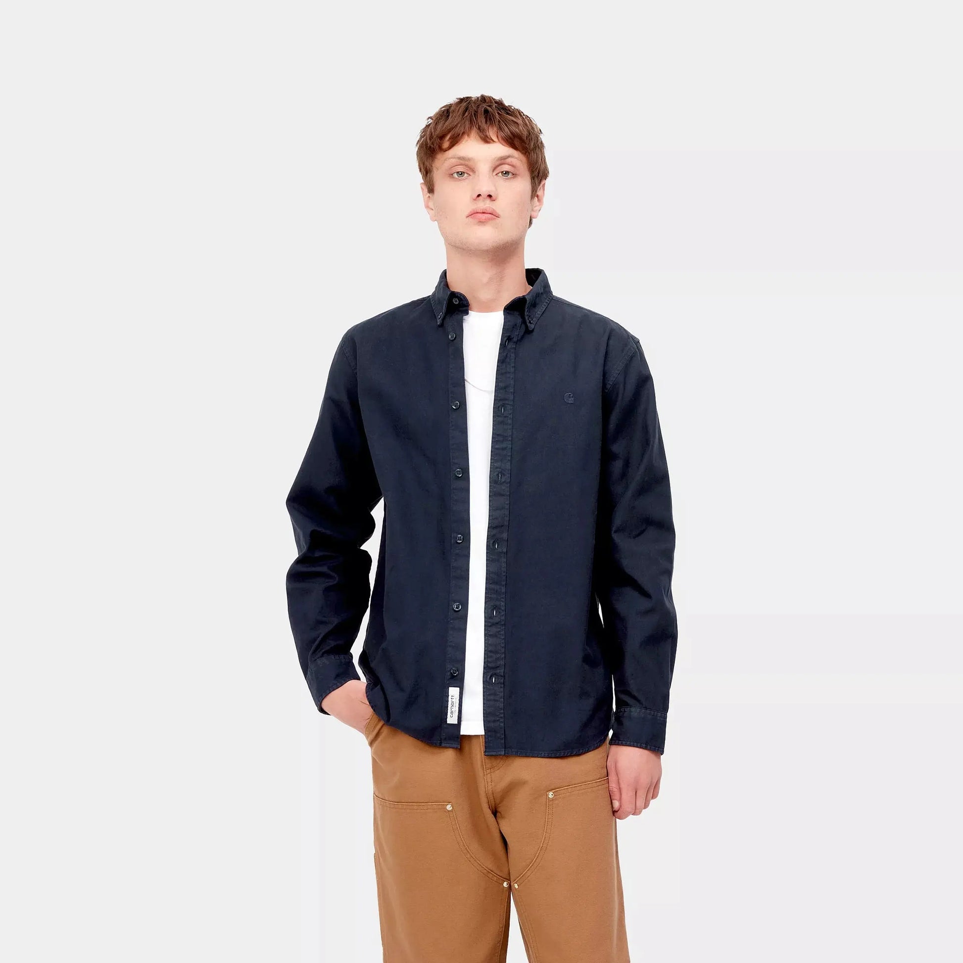 CHEMISE BOLTON - DARK NAVY CARHARTT WIP -  Klubb