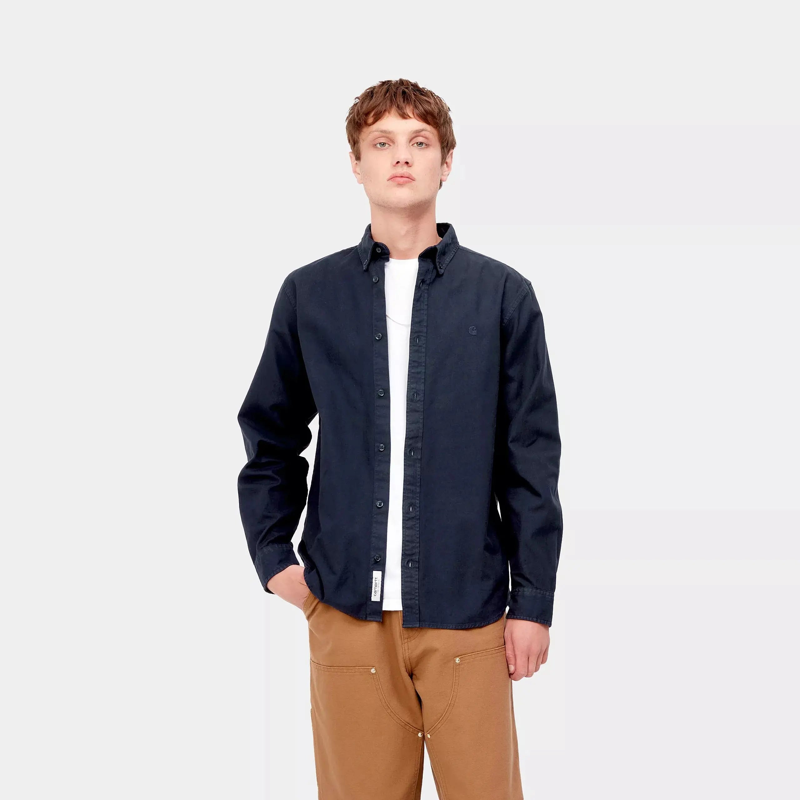 CHEMISE BOLTON - DARK NAVY CARHARTT WIP -  Klubb