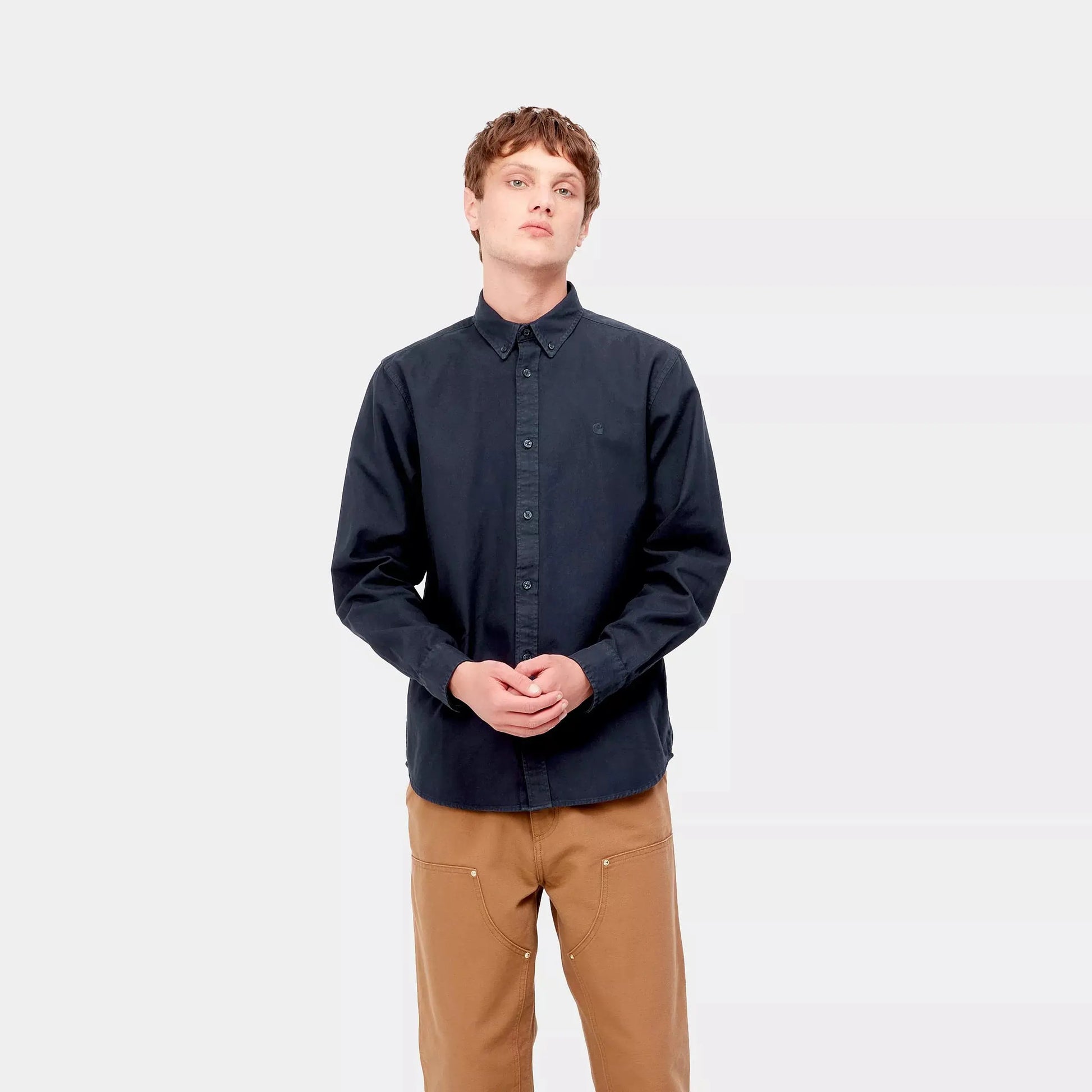 CHEMISE BOLTON - DARK NAVY CARHARTT WIP -  Klubb