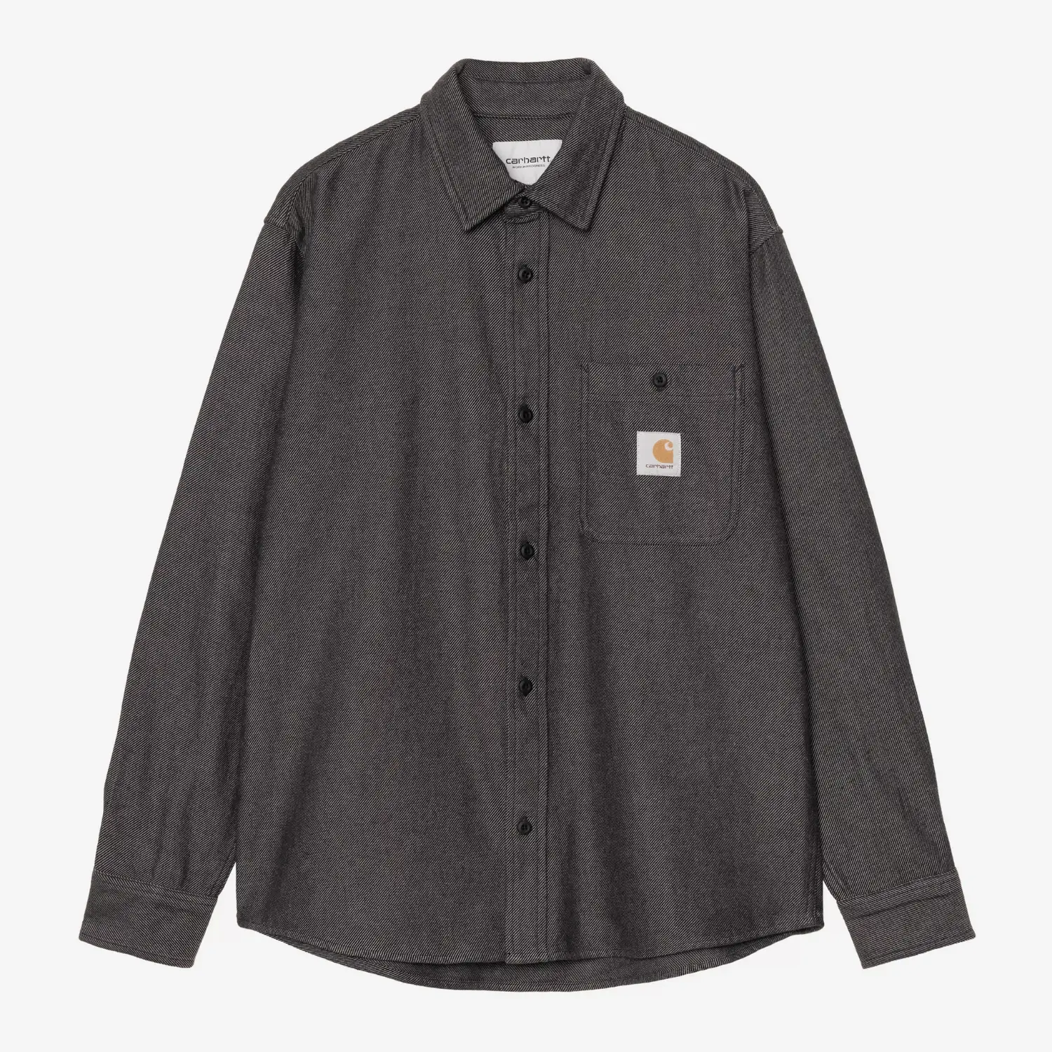 CARHARTT WIP -  CHEMISE EDGAR - BLACK -  Klubb