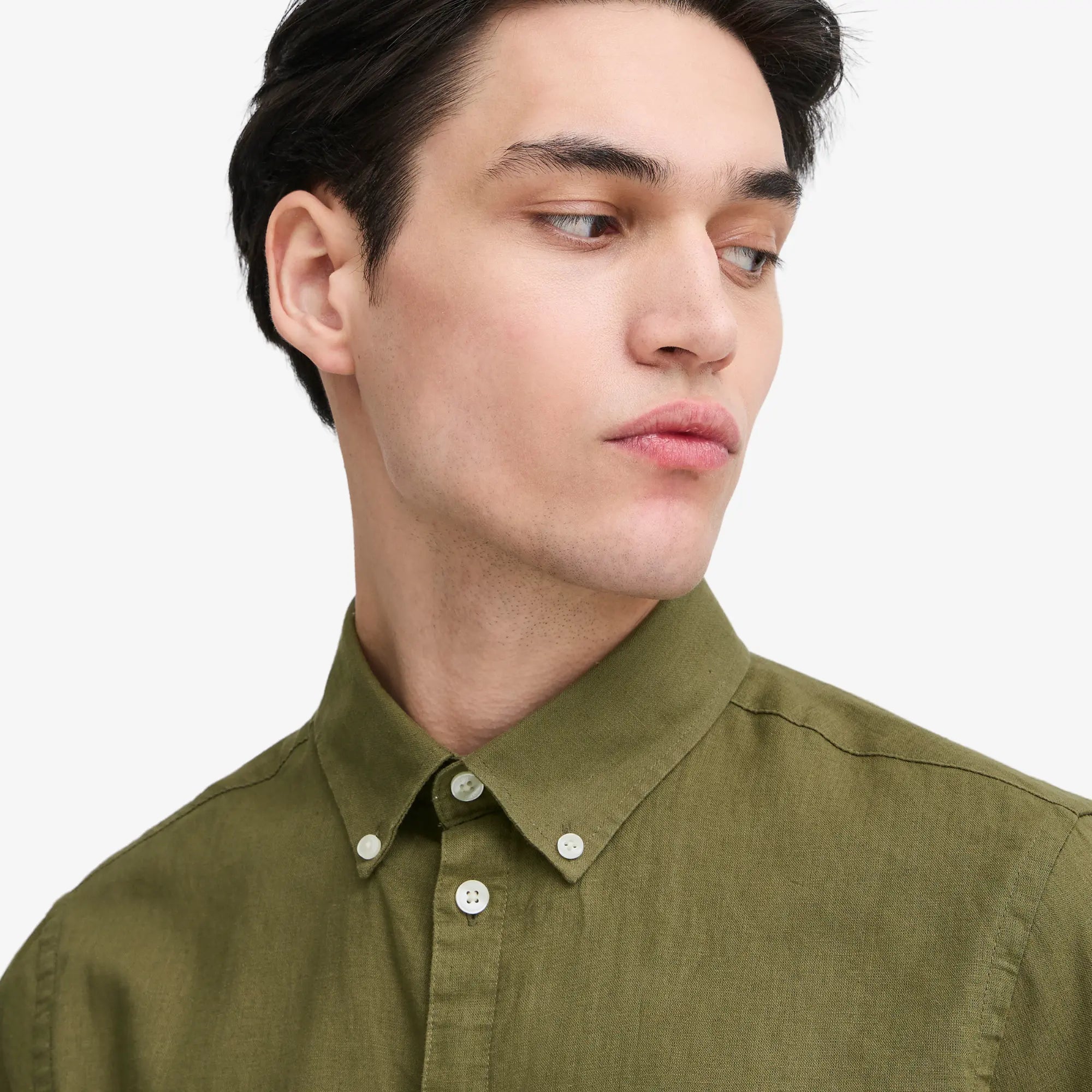 CHEMISE EN LIN - KAKI