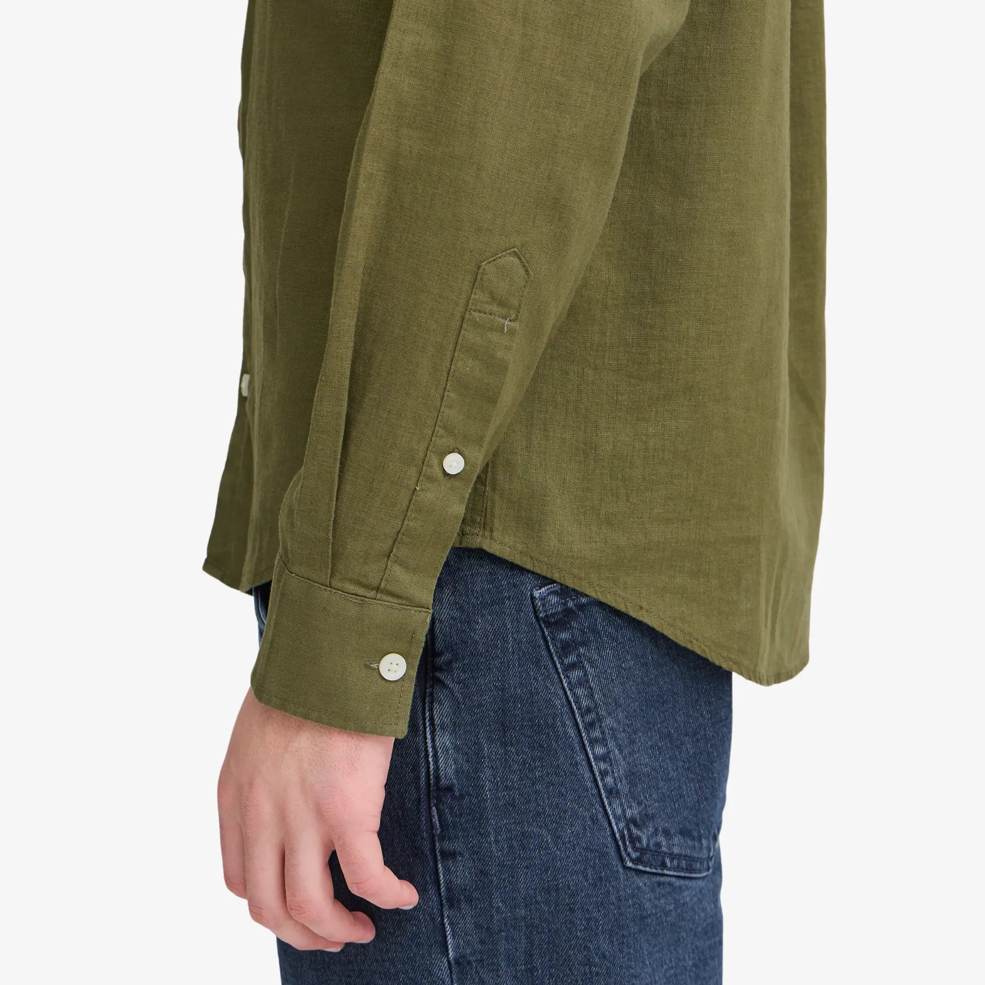 CHEMISE EN LIN - KAKI