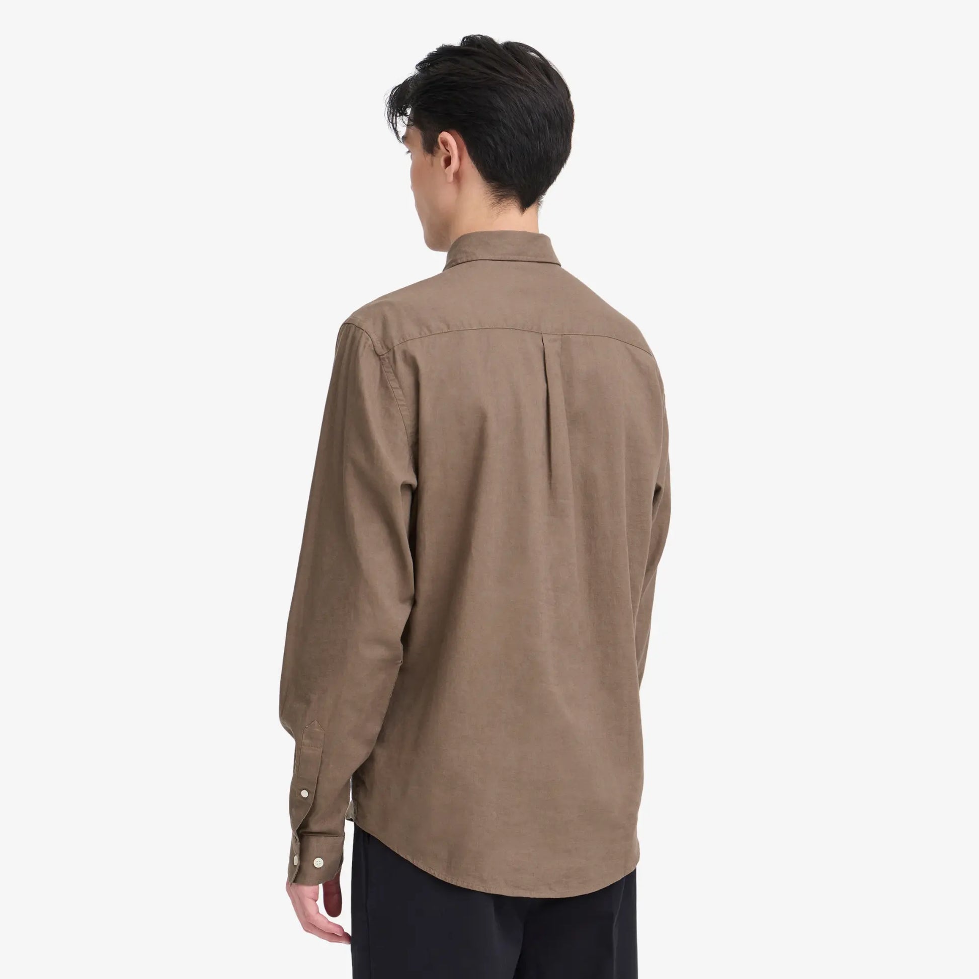 Chemise en Lin - Marron - Casual Friday - détail 4