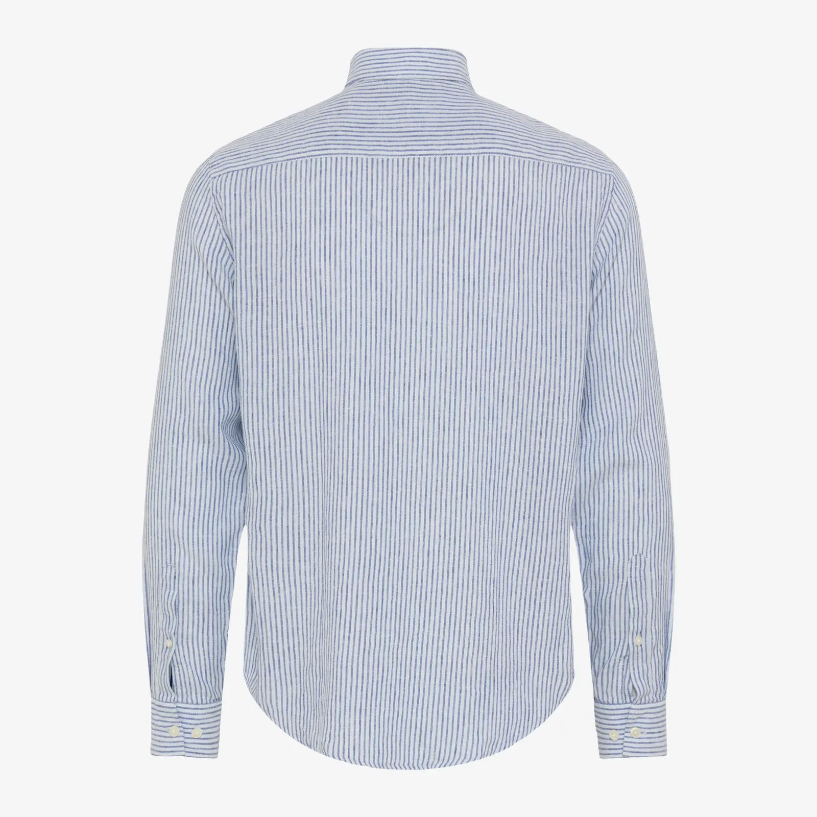 Chemise en Lin Rayée - Bleu