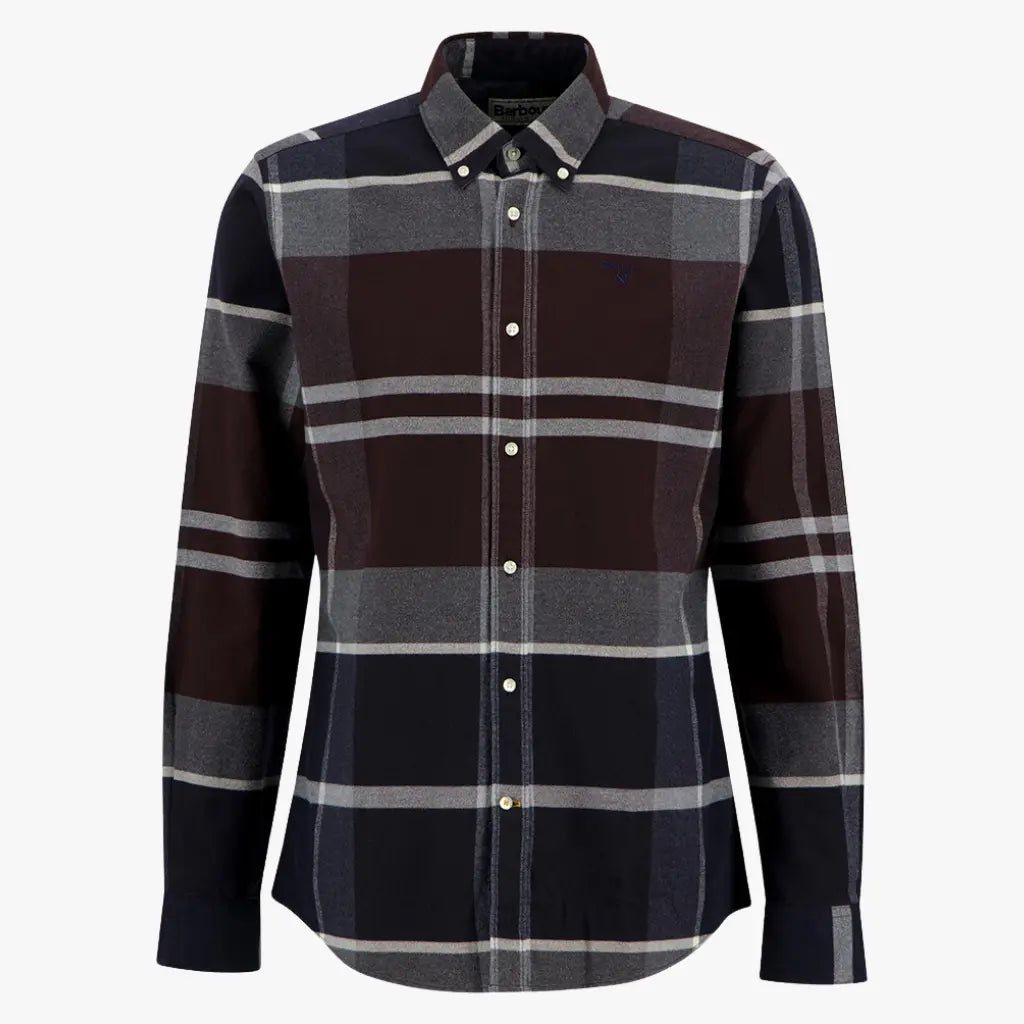 BARBOUR -  CHEMISE ICELOCH MIDNIGHT OAK TARTAN -  Klubb