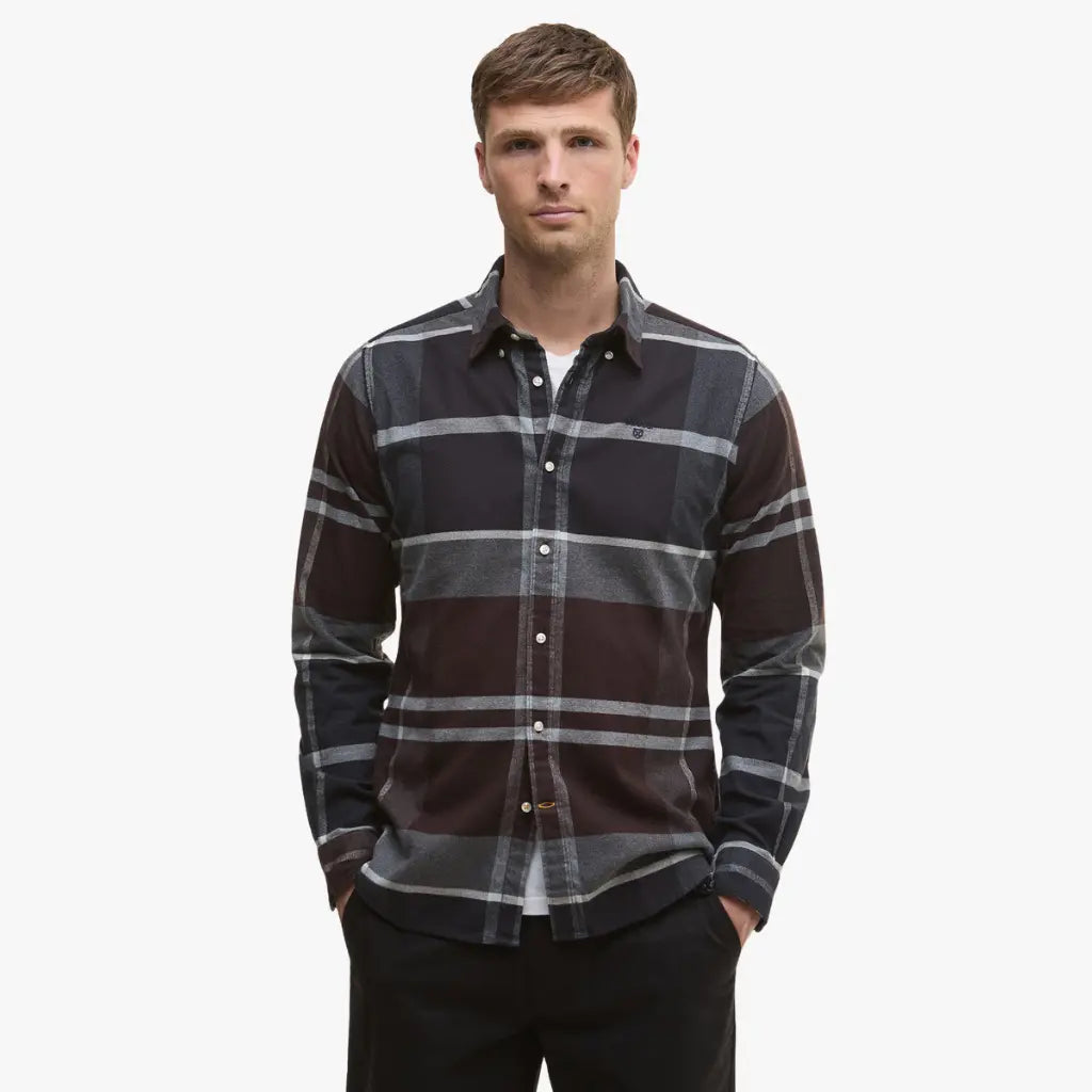 BARBOUR -  CHEMISE ICELOCH MIDNIGHT OAK TARTAN -  Klubb