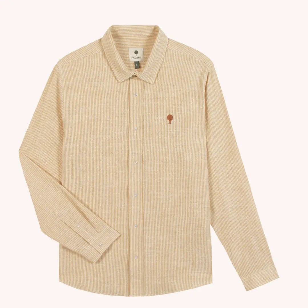 Chemise Iraty - Crème et Jaune - Faguo