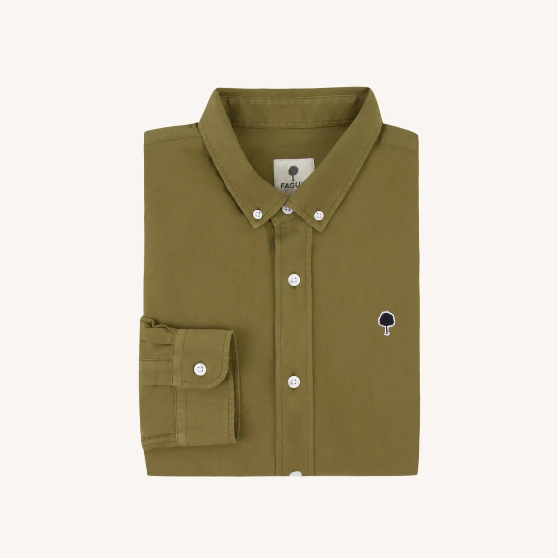Chemise Ivoy Kaki - Faguo - détail 4