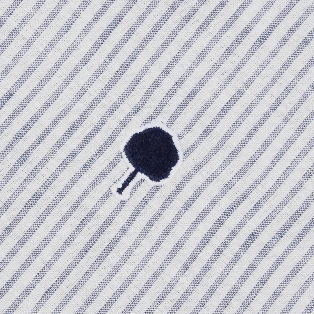 CHEMISE IVOY LIN - ÉCRU & BLEU