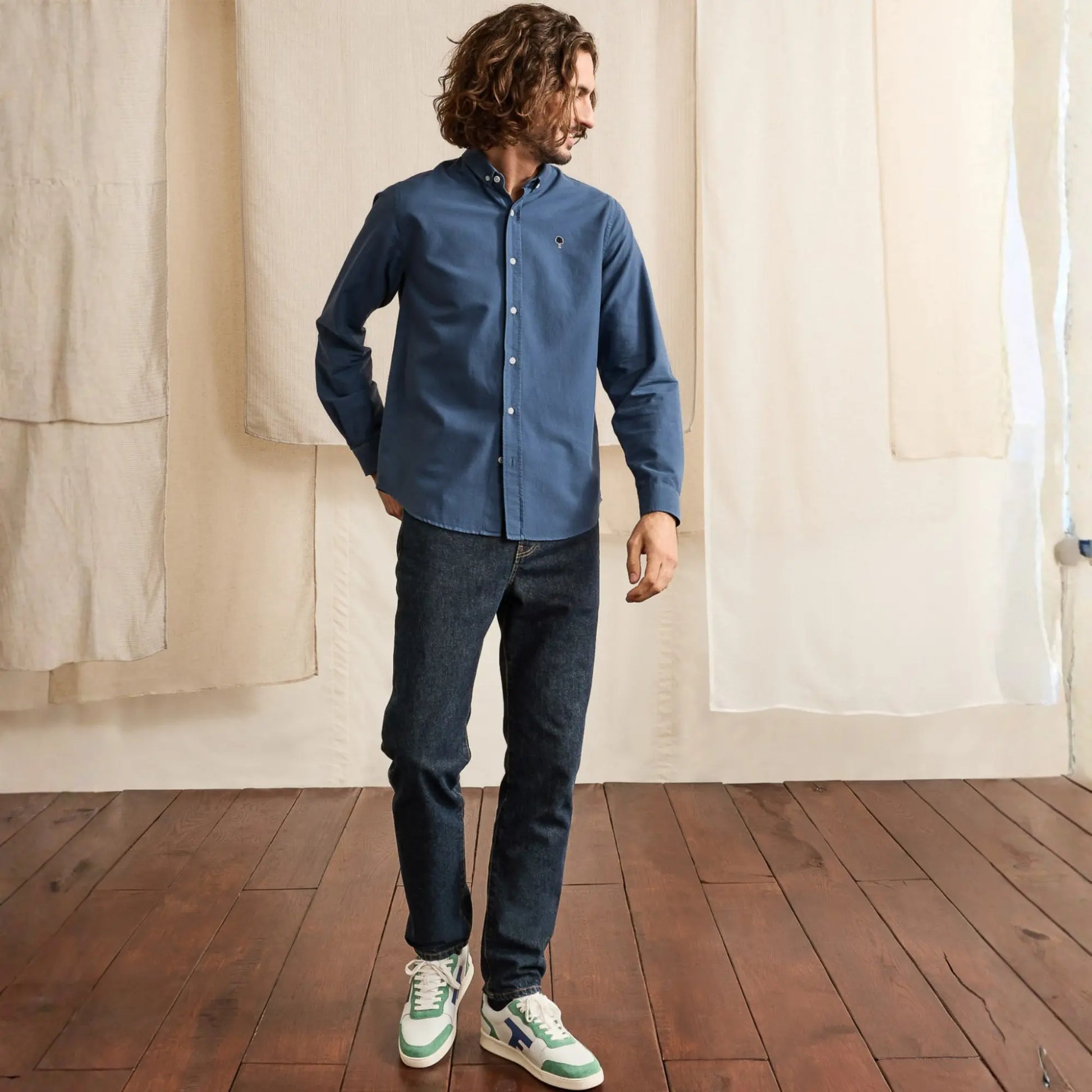 Chemise Ivoy Navy - Faguo - détail 3