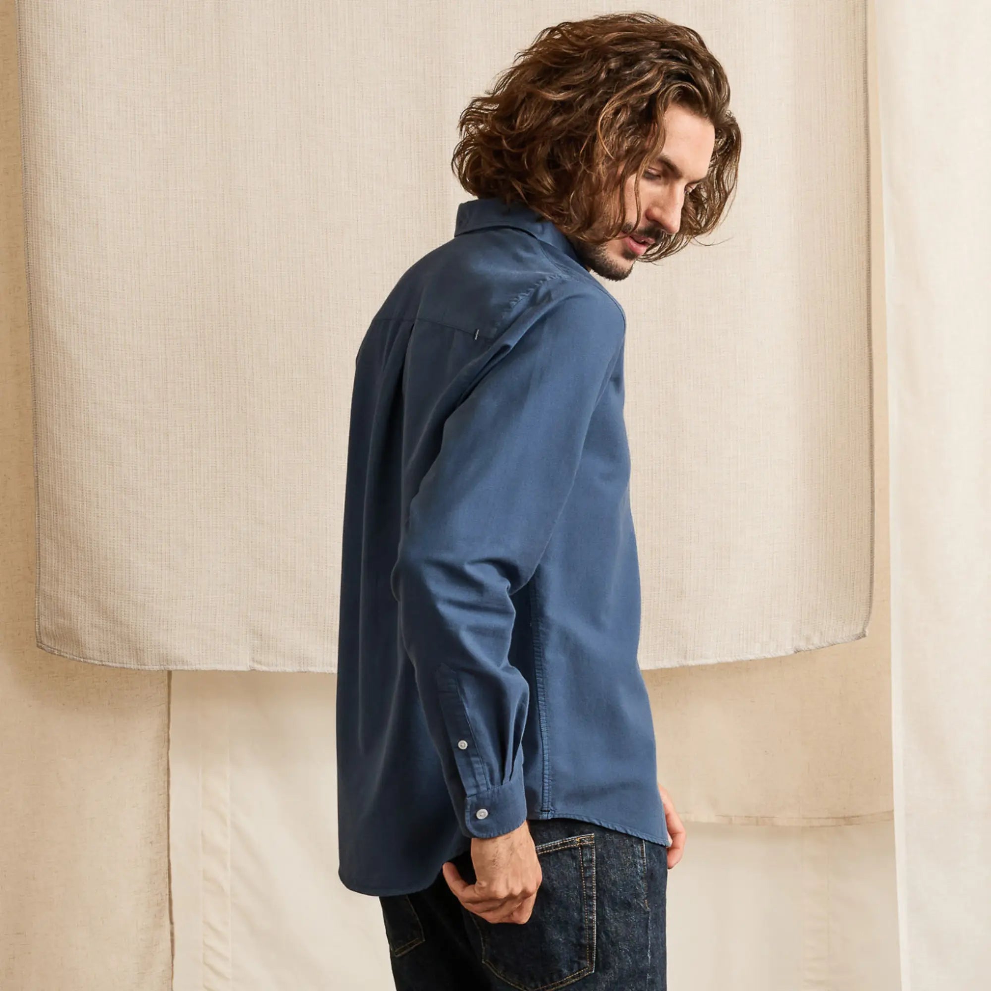 Chemise Ivoy Navy - Faguo - détail 5
