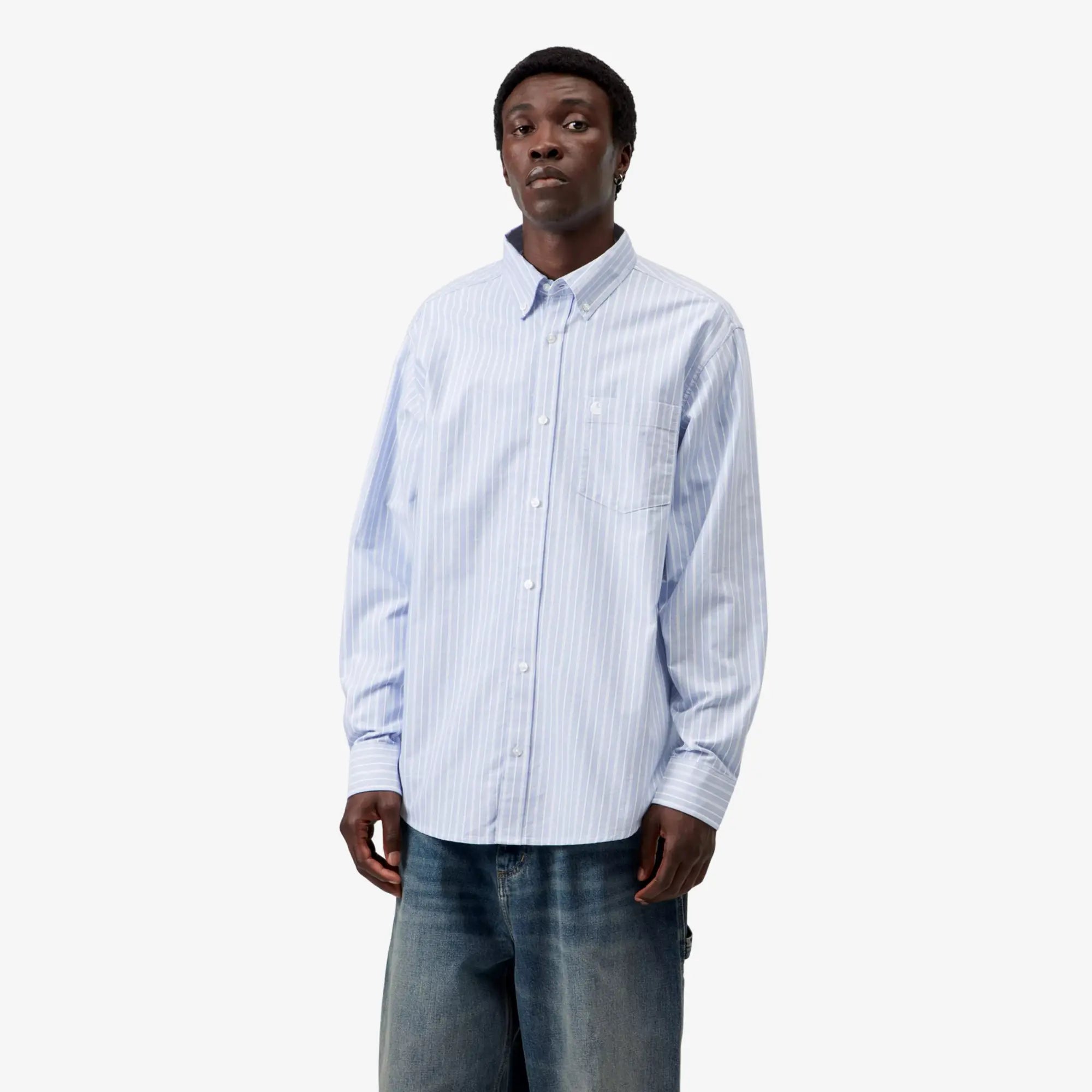 Chemise Kanan Rayures - Bleach - Carhartt WIP