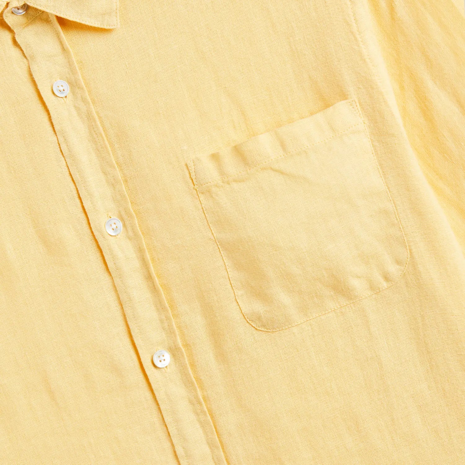 CHEMISE LIN JAUNE PORTUGUESE FLANNEL -  Klubb