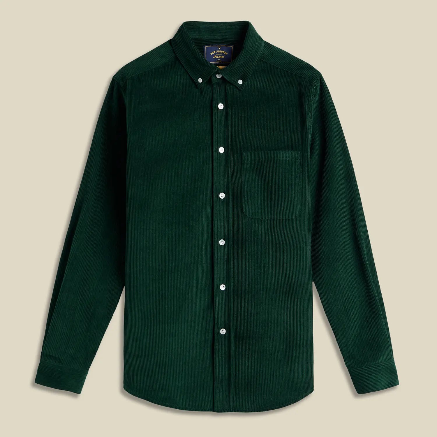 PORTUGUESE FLANNEL -  CHEMISE LOBO GREEN -  Klubb