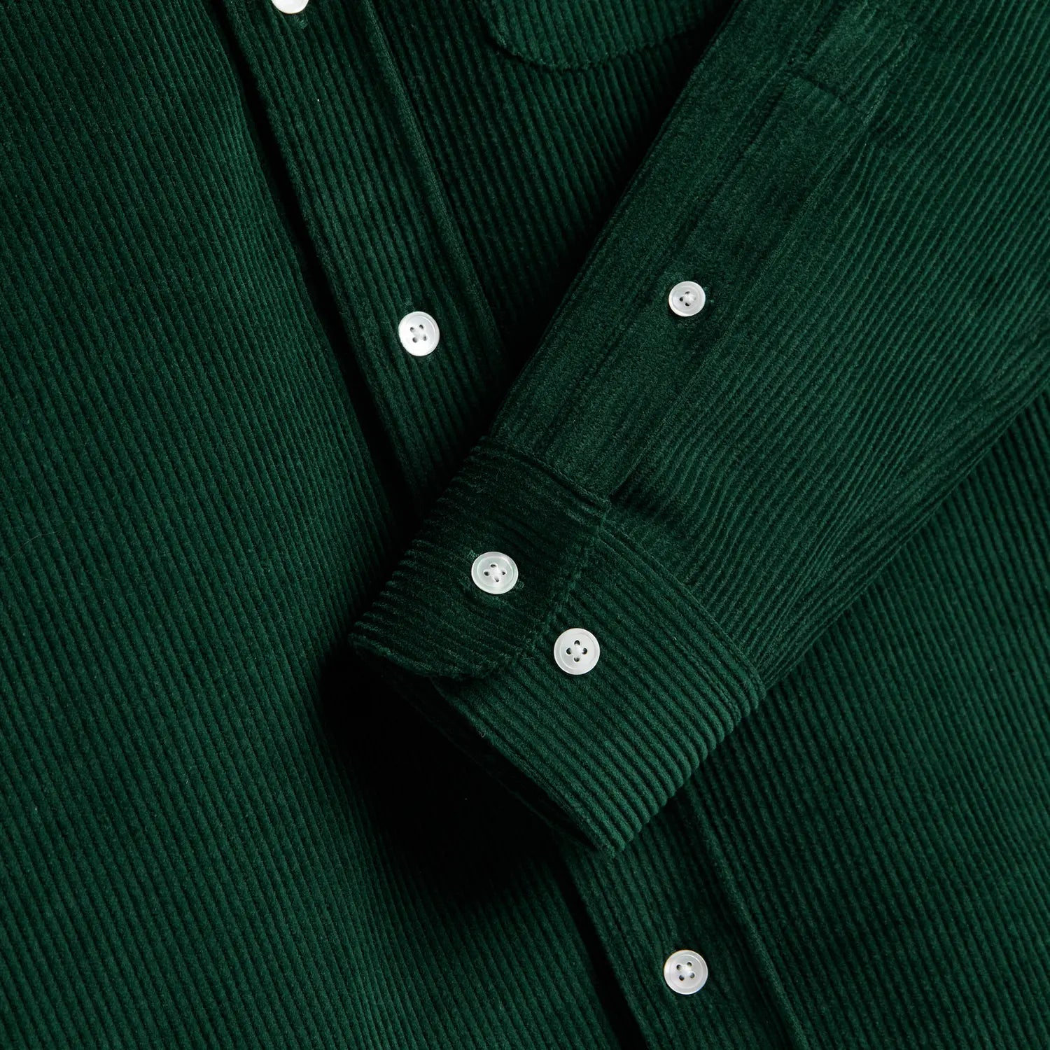 PORTUGUESE FLANNEL -  CHEMISE LOBO GREEN -  Klubb