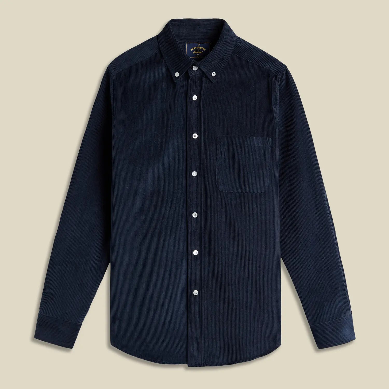 PORTUGUESE FLANNEL -  CHEMISE LOBO NAVY -  Klubb