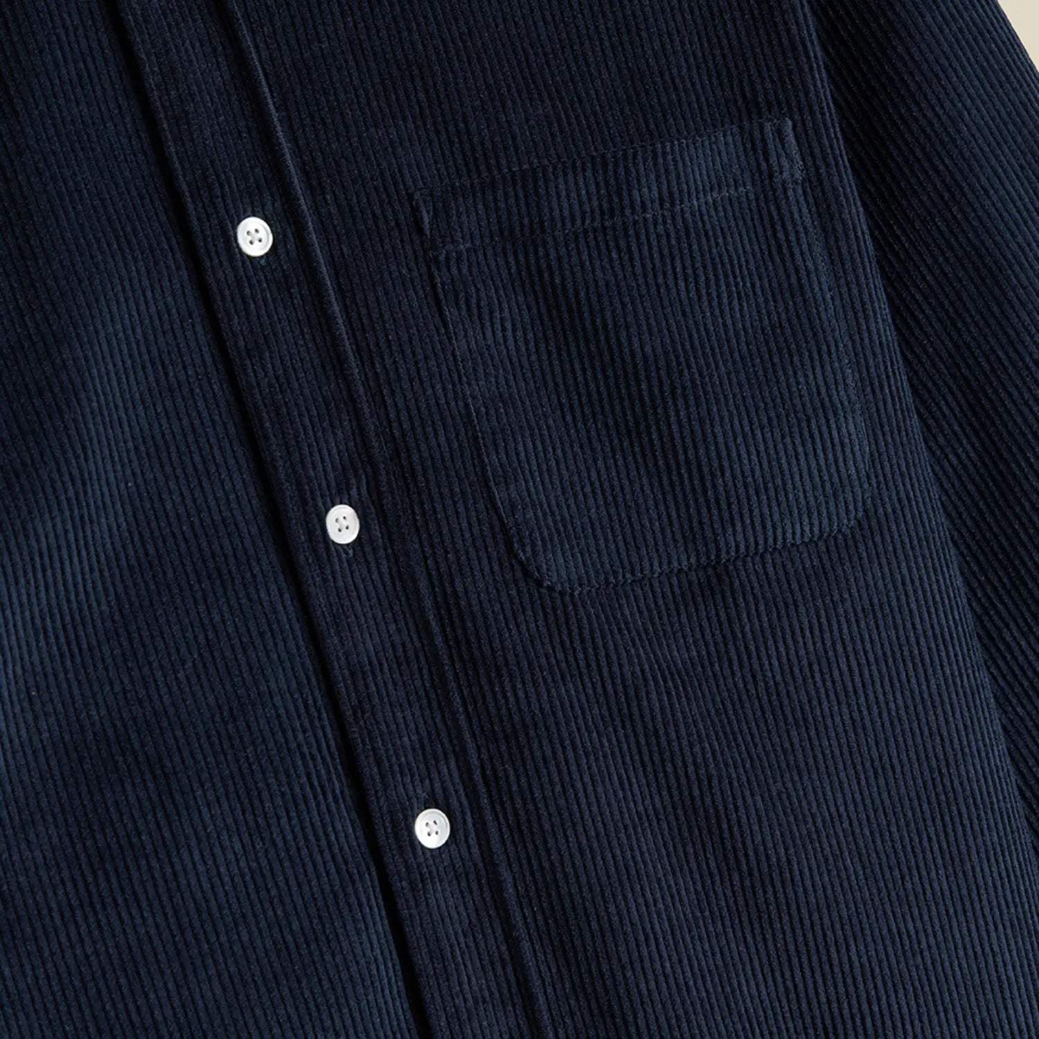 PORTUGUESE FLANNEL -  CHEMISE LOBO NAVY -  Klubb