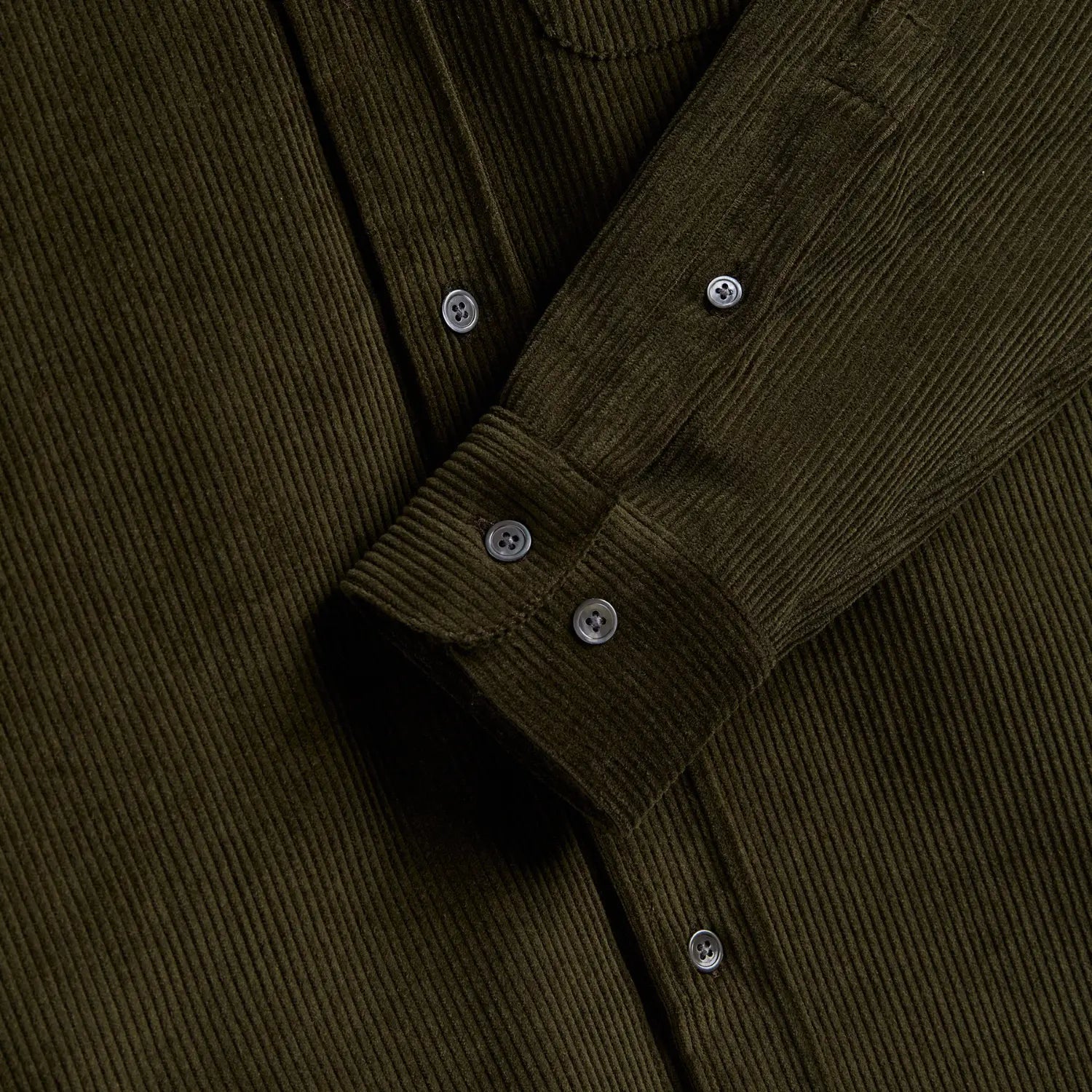 PORTUGUESE FLANNEL -  CHEMISE LOBO OLIVE -  Klubb