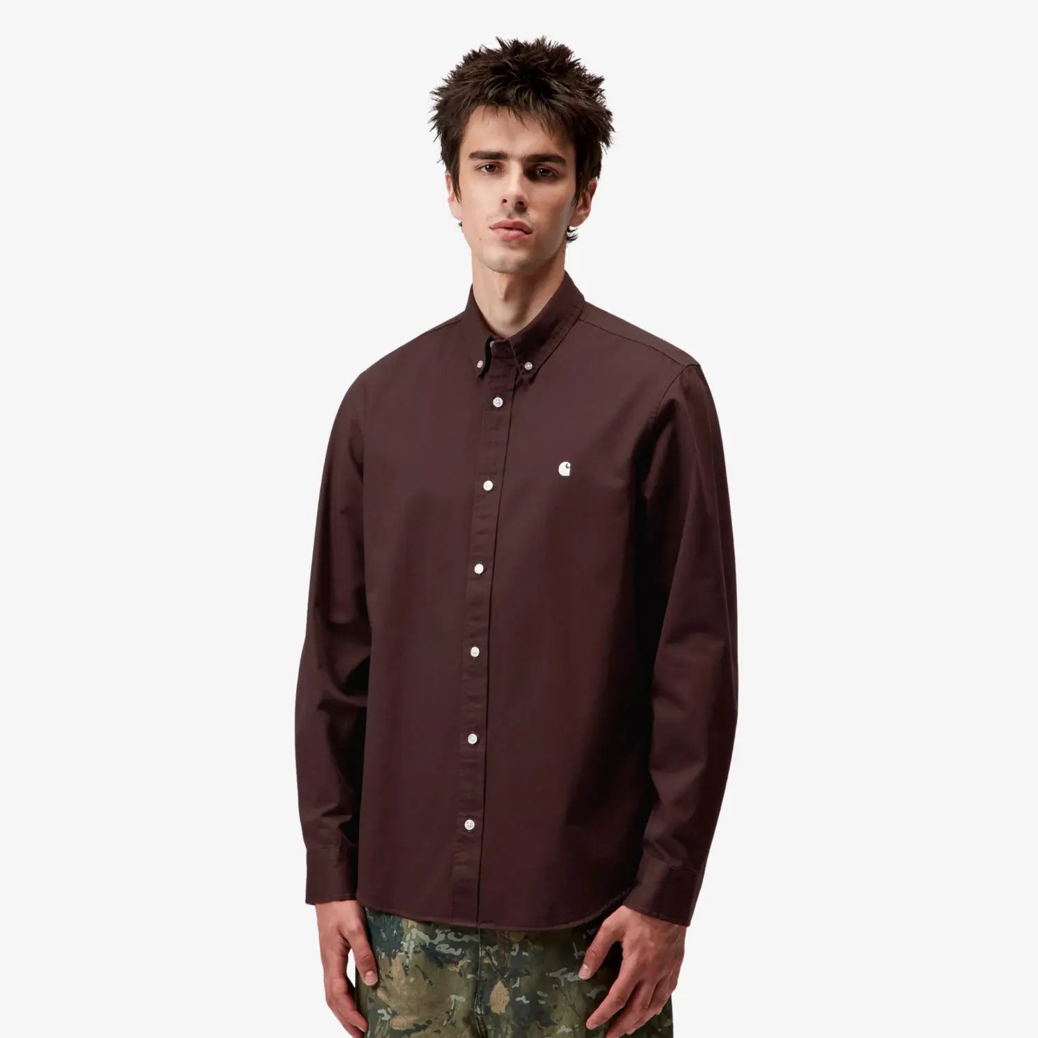 CARHARTT WIP -  CHEMISE MADISON - PALISANDER -  Klubb