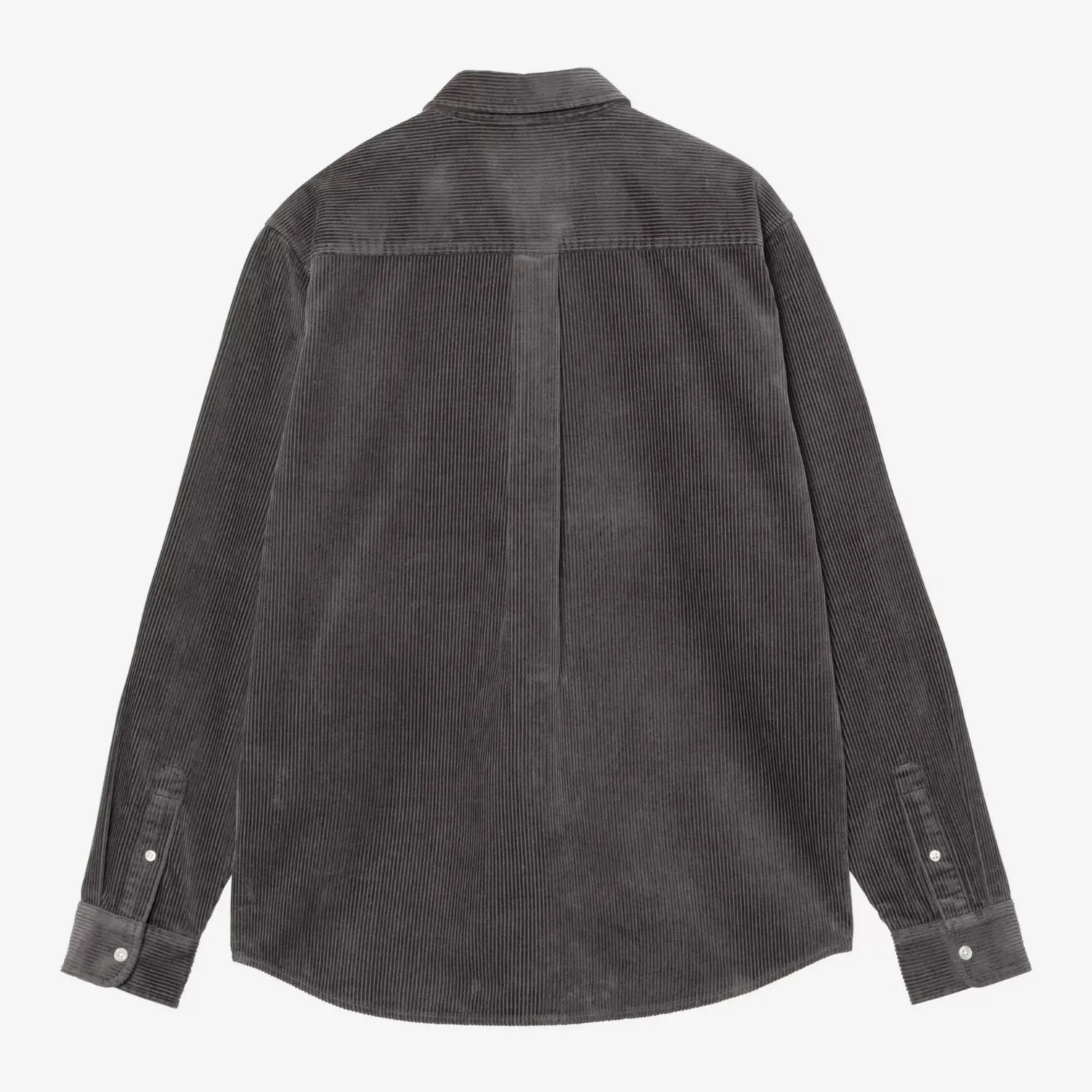 CARHARTT WIP -  CHEMISE MADISON VELOURS - GRAPHITE -  Klubb