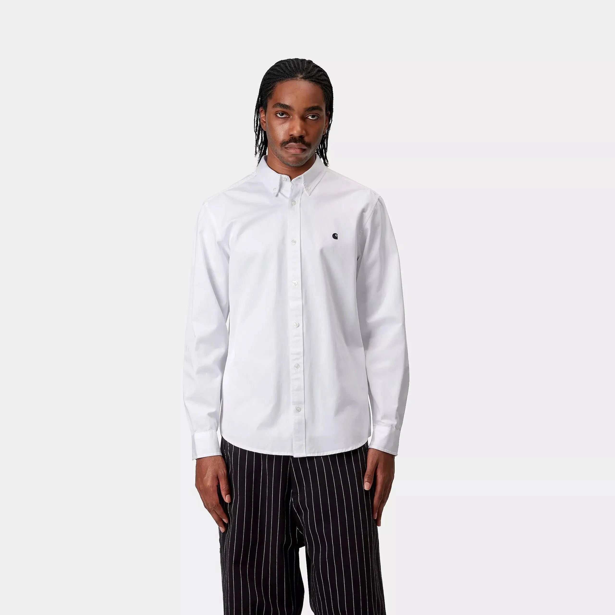 CHEMISE MADISON WHITE CARHARTT WIP -  Klubb