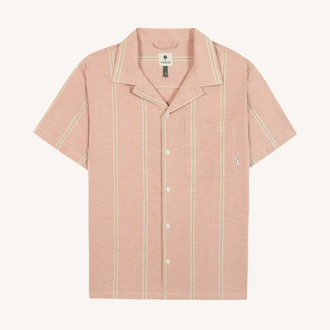 Chemise Paiolive - Brique et Écru - Faguo