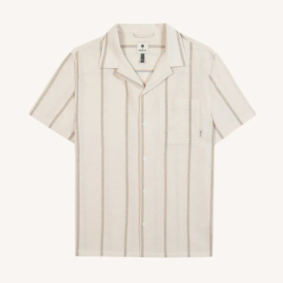 CHEMISE PAIOLIVE - ÉCRU & BLEU